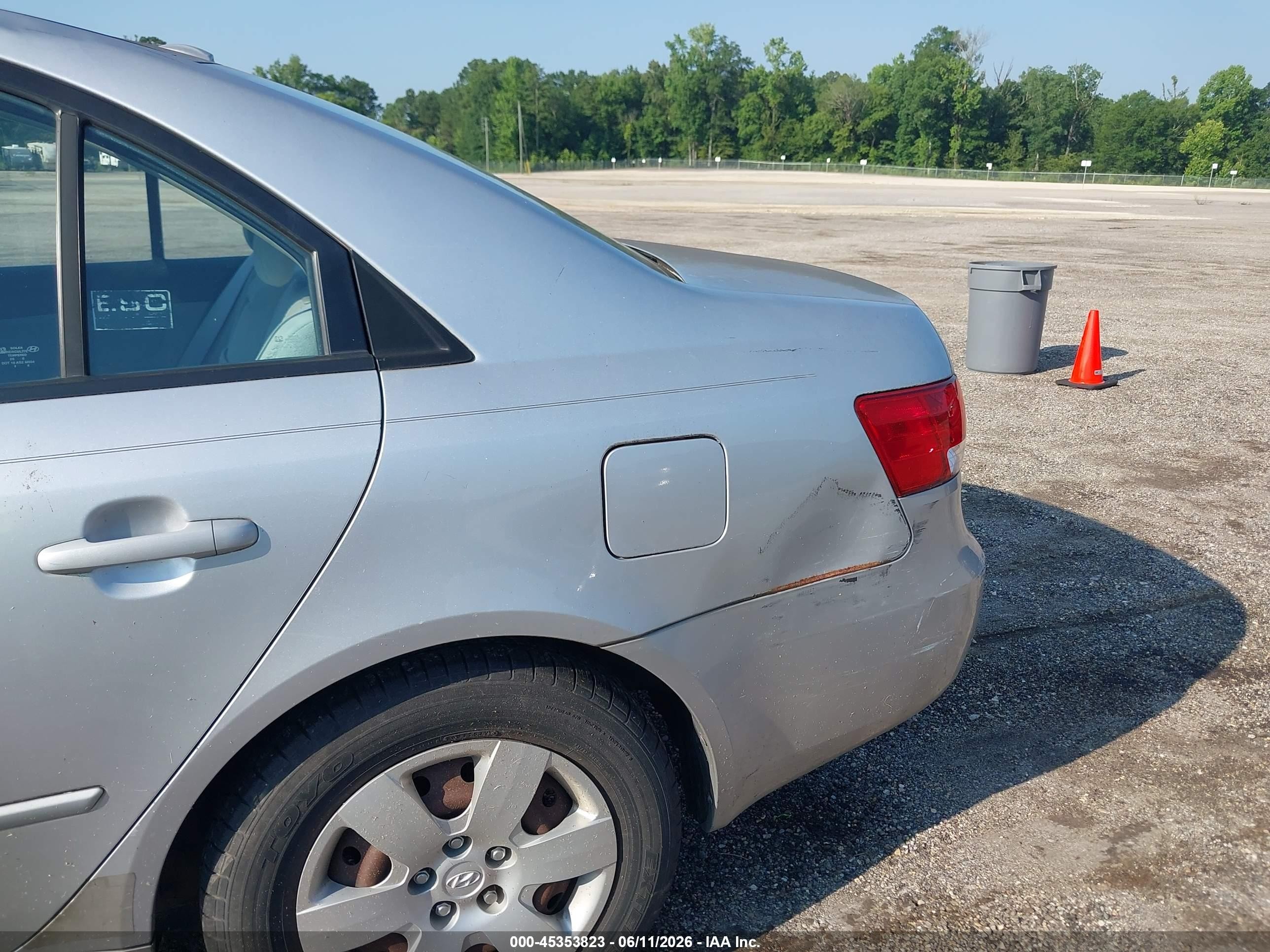 2007 Hyundai Sonata Gls/gls W/xm Silver vin: 5NPET46C07H248784