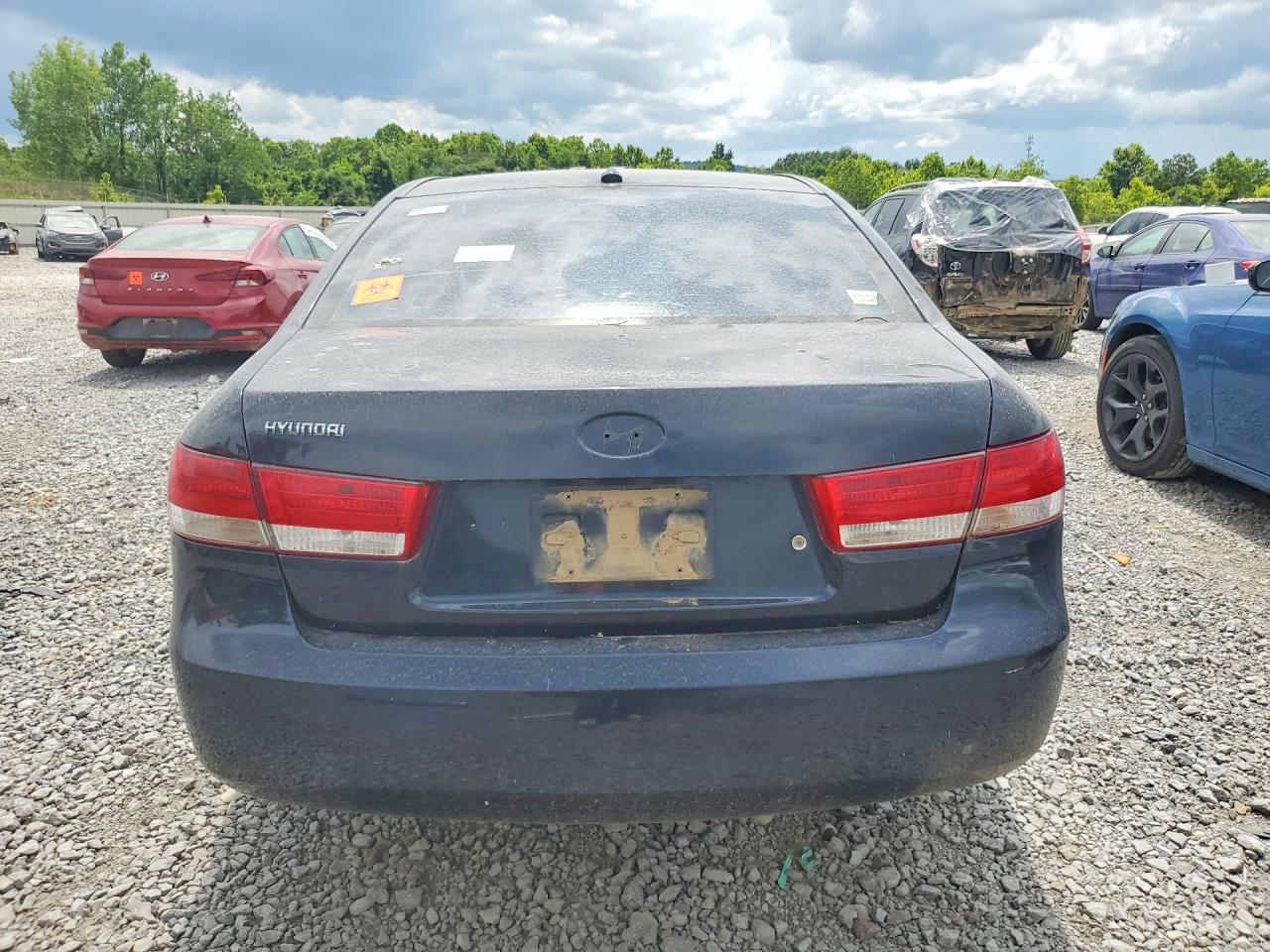 2007 Hyundai Sonata Gls Blue vin: 5NPET46C07H269828
