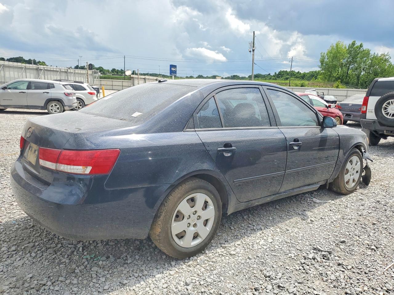 2007 Hyundai Sonata Gls Blue vin: 5NPET46C07H269828