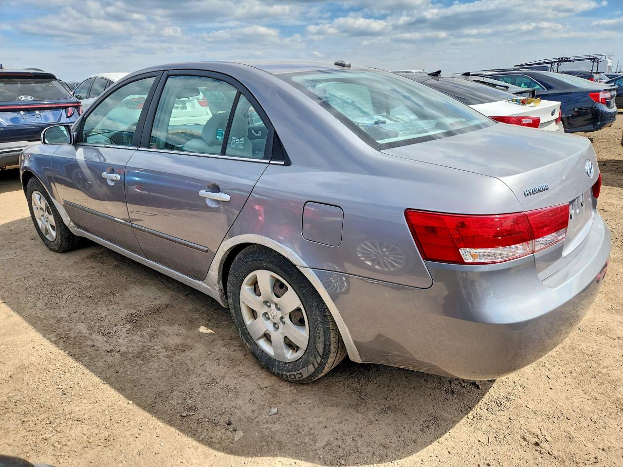 2007 Hyundai Sonata Gray vin: 5NPET46C07H275483