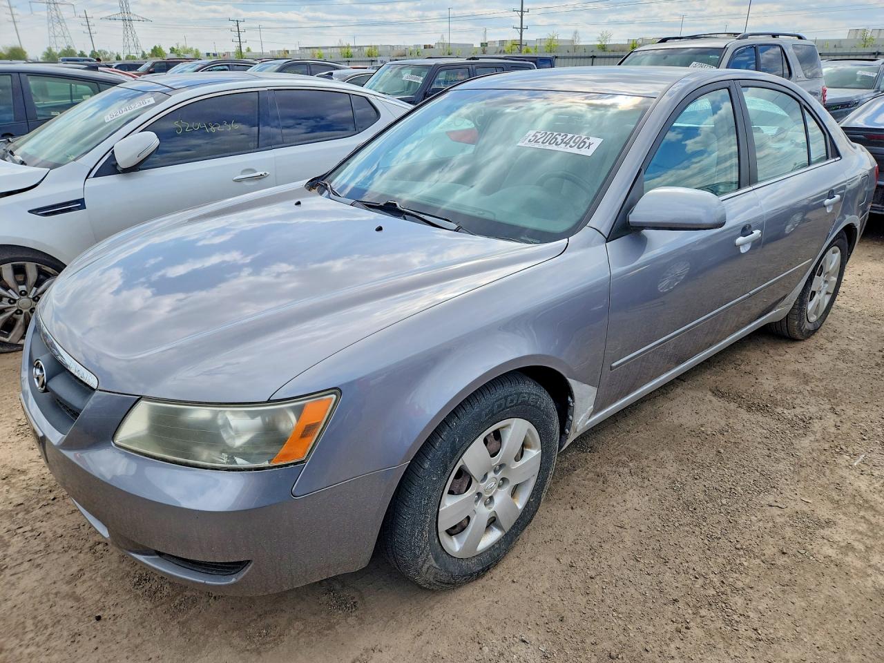 2007 Hyundai Sonata Gray vin: 5NPET46C07H275483