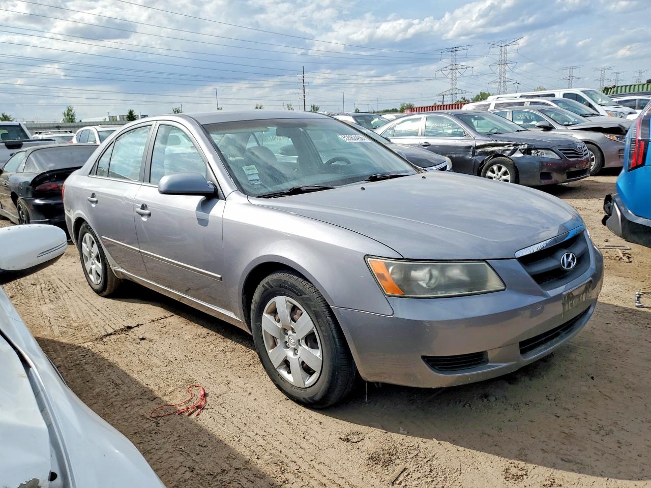 2007 Hyundai Sonata Gray vin: 5NPET46C07H275483