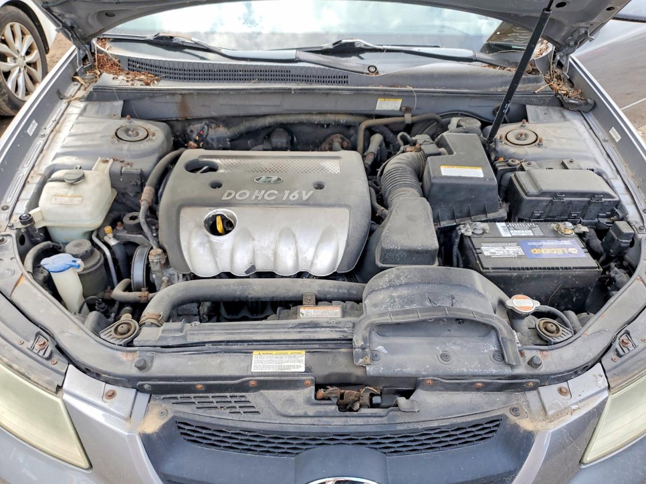 2007 Hyundai Sonata Gray vin: 5NPET46C07H275483