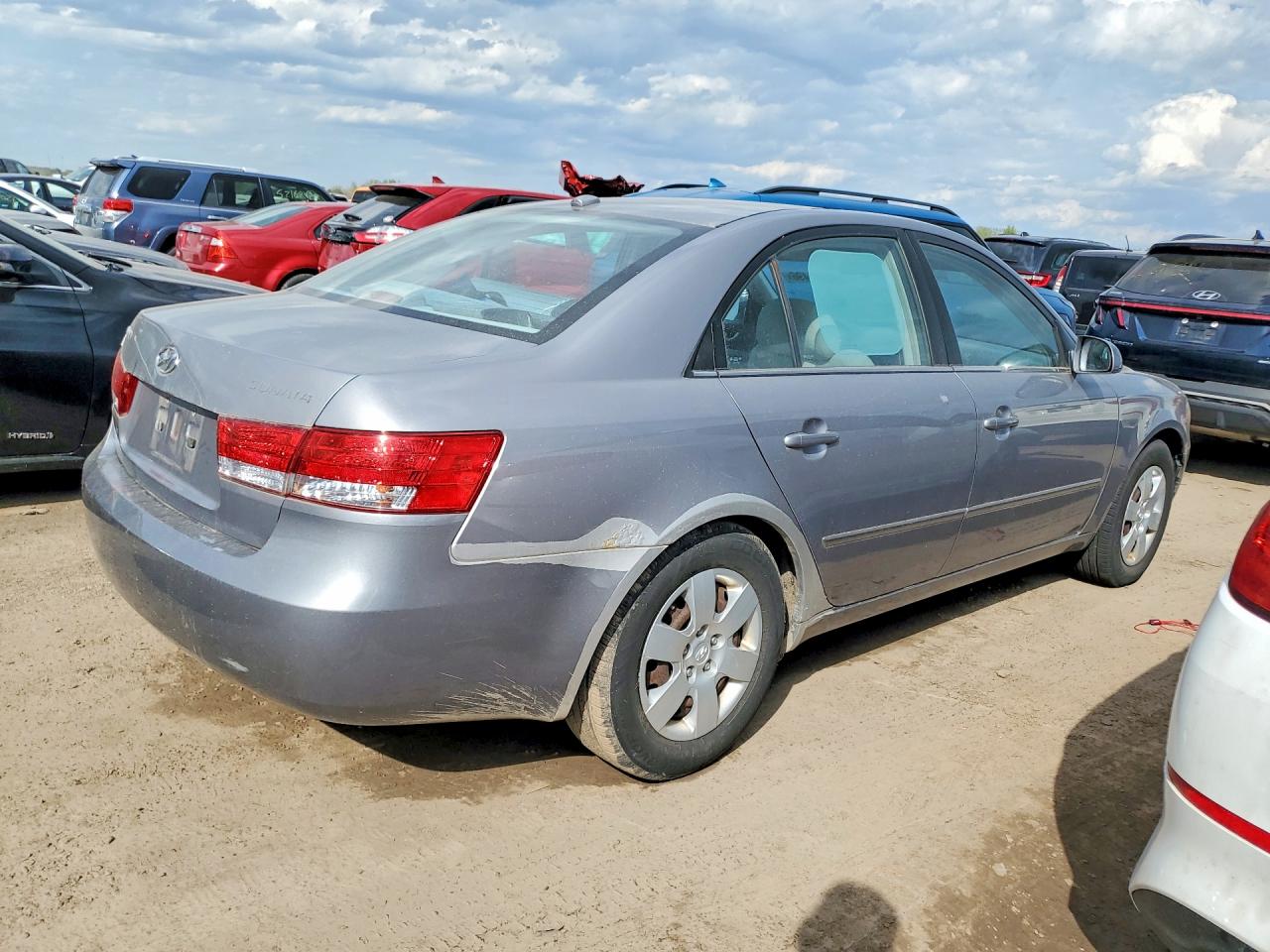2007 Hyundai Sonata Gray vin: 5NPET46C07H275483