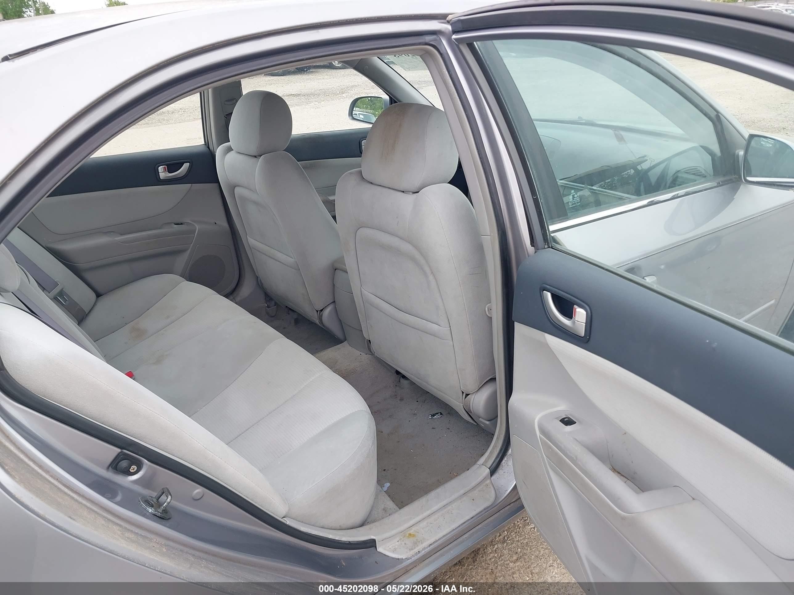 2008 Hyundai Sonata Gls Gray vin: 5NPET46C08H305728