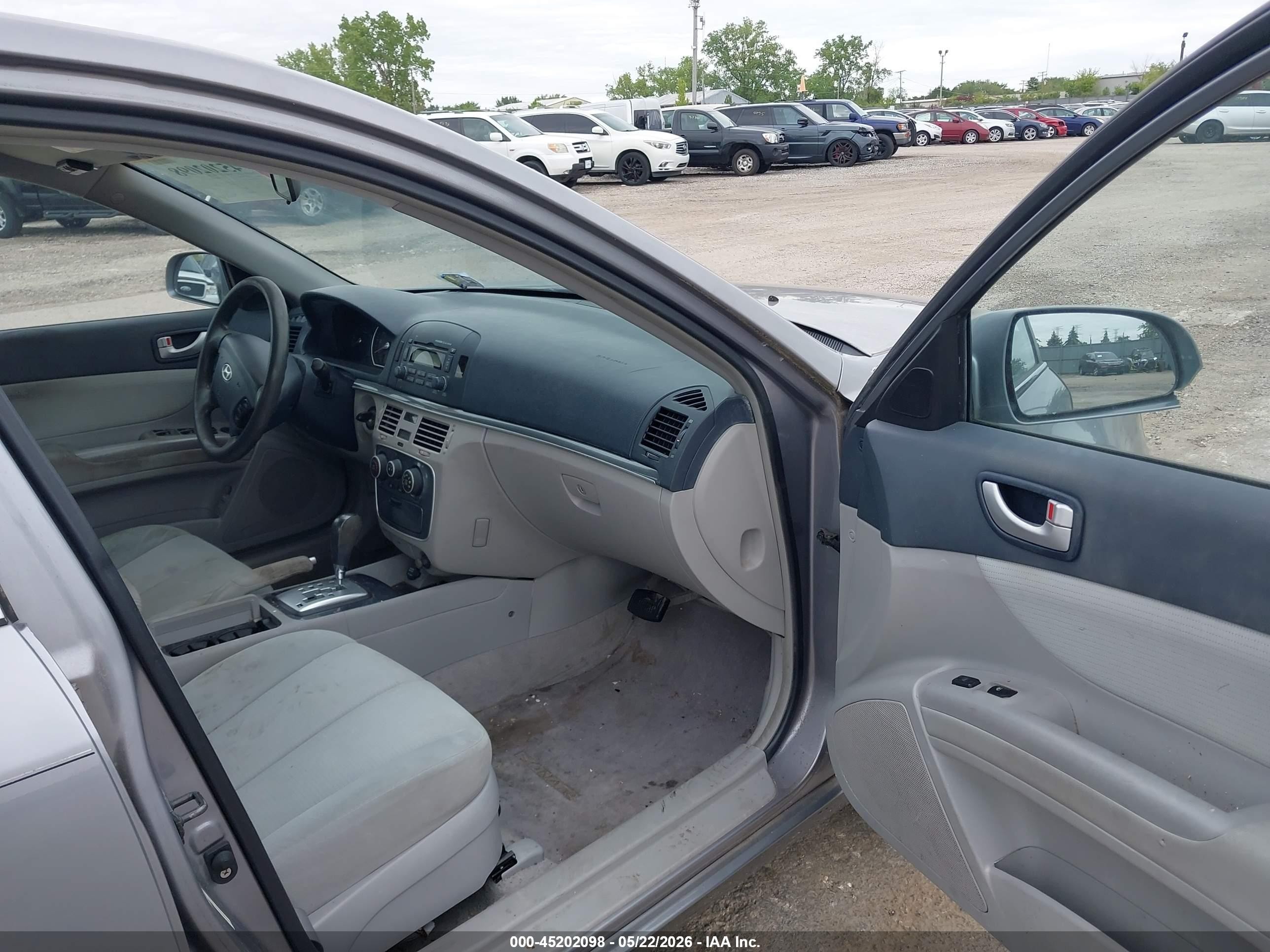 2008 Hyundai Sonata Gls Gray vin: 5NPET46C08H305728