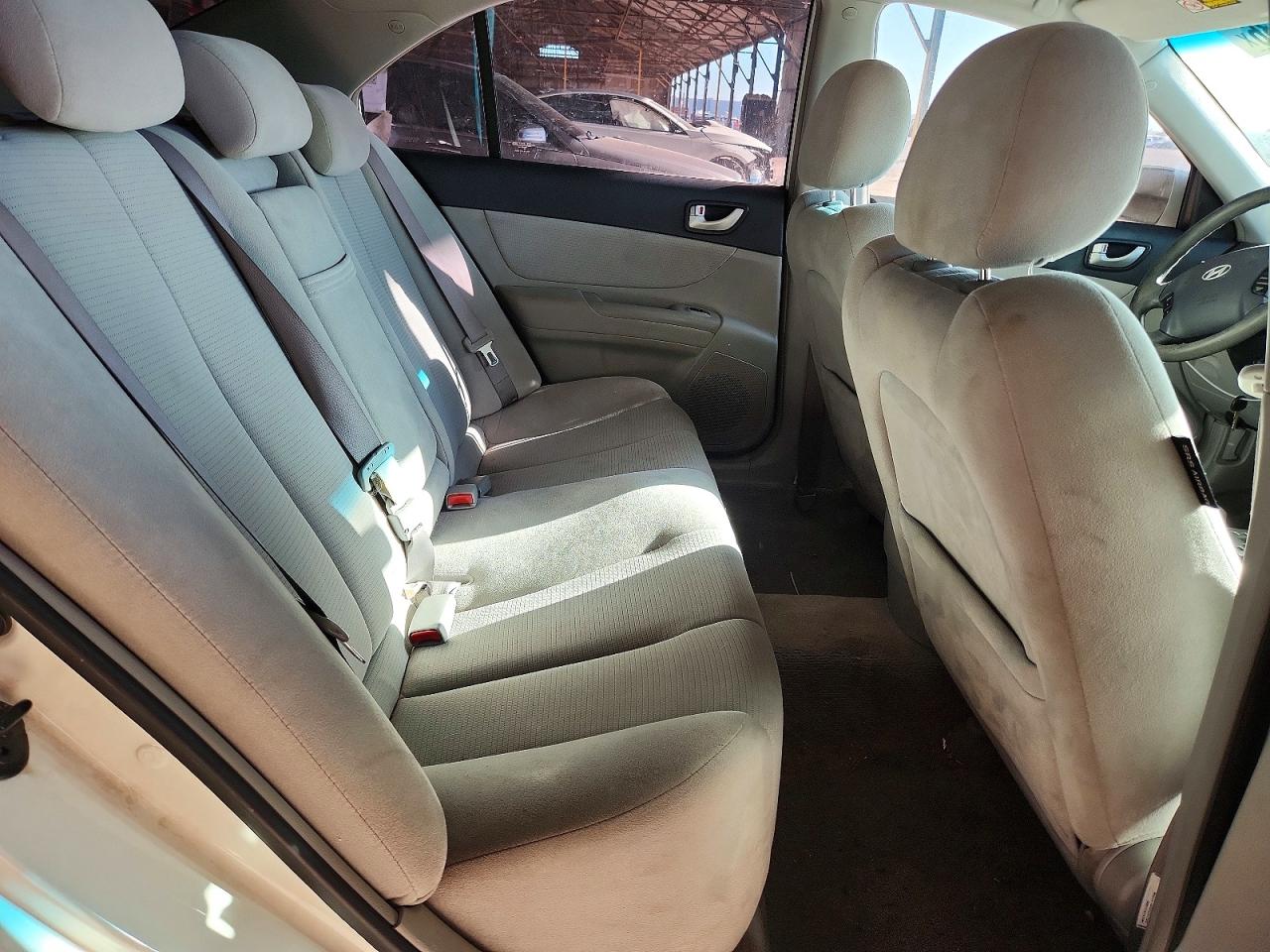 2008 Hyundai Sonata Gls White vin: 5NPET46C08H336901
