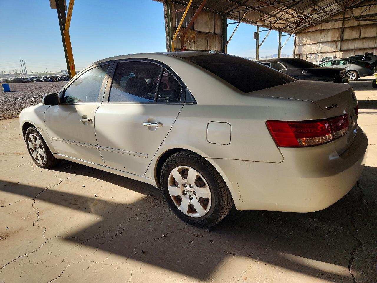 2008 Hyundai Sonata Gls White vin: 5NPET46C08H336901