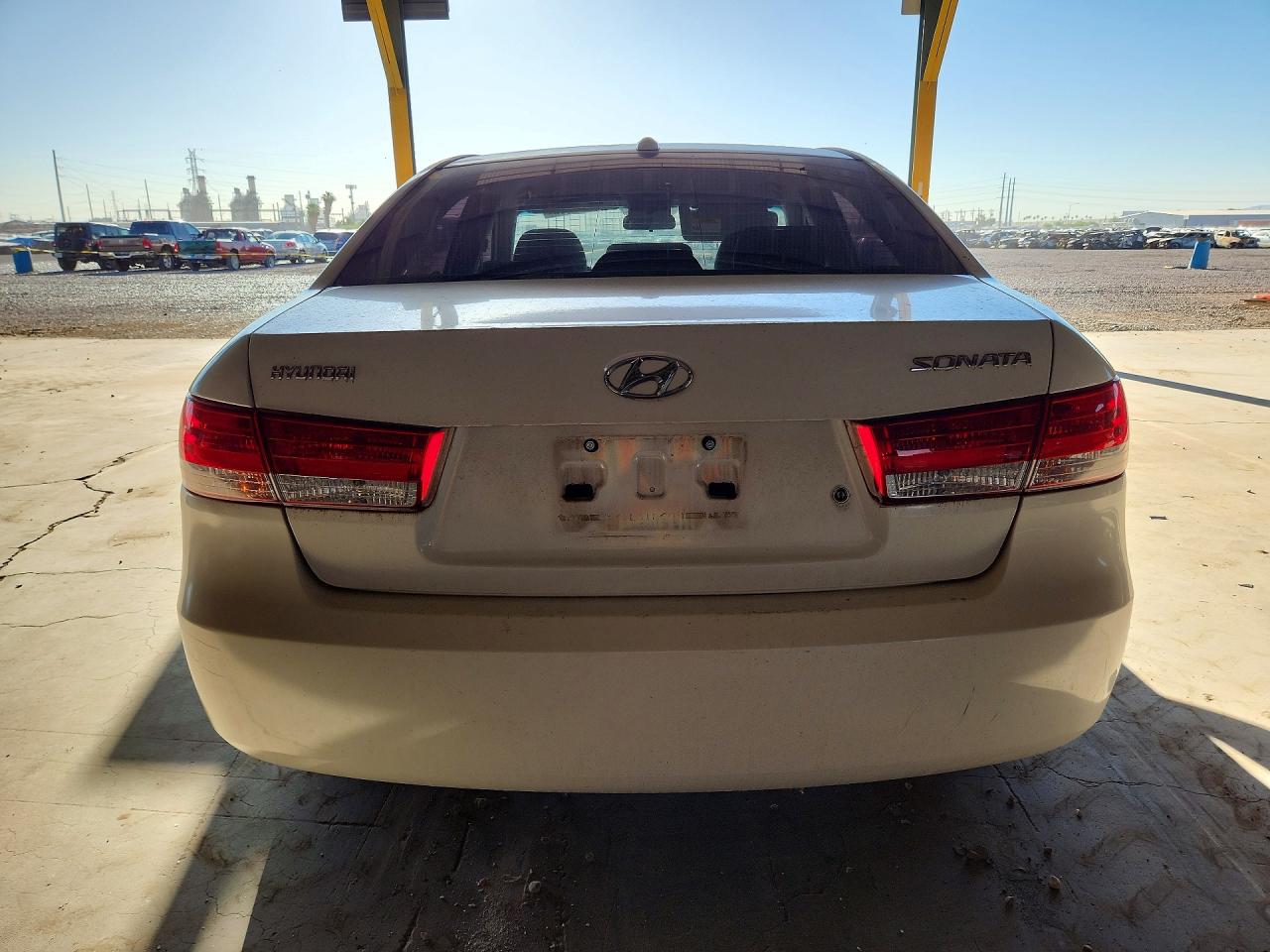2008 Hyundai Sonata Gls White vin: 5NPET46C08H336901