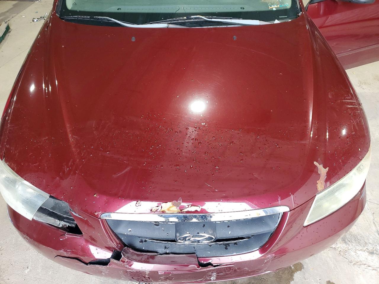 2008 Hyundai Sonata Gls Burgundy vin: 5NPET46C08H370188