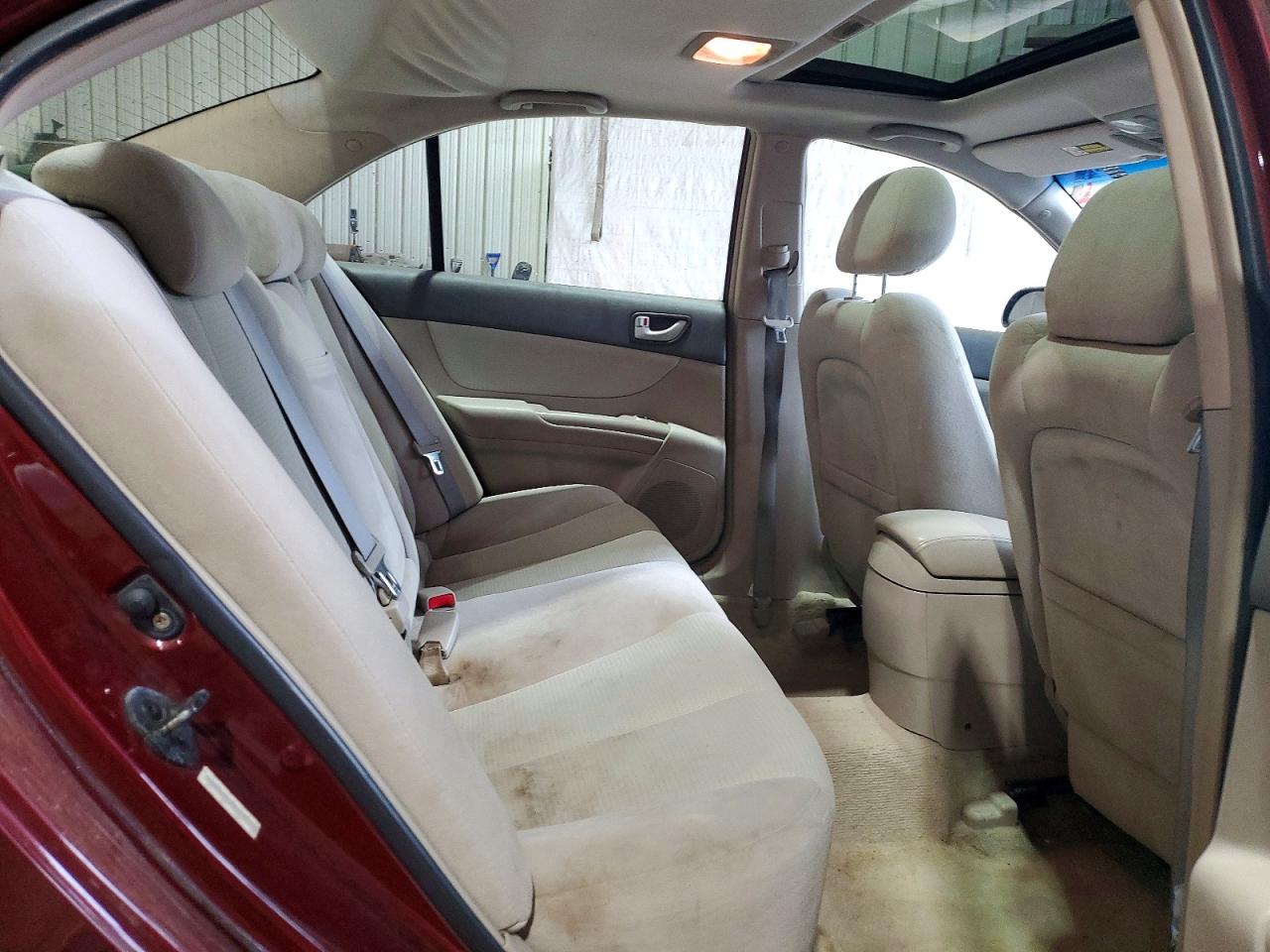 2008 Hyundai Sonata Gls Burgundy vin: 5NPET46C08H370188