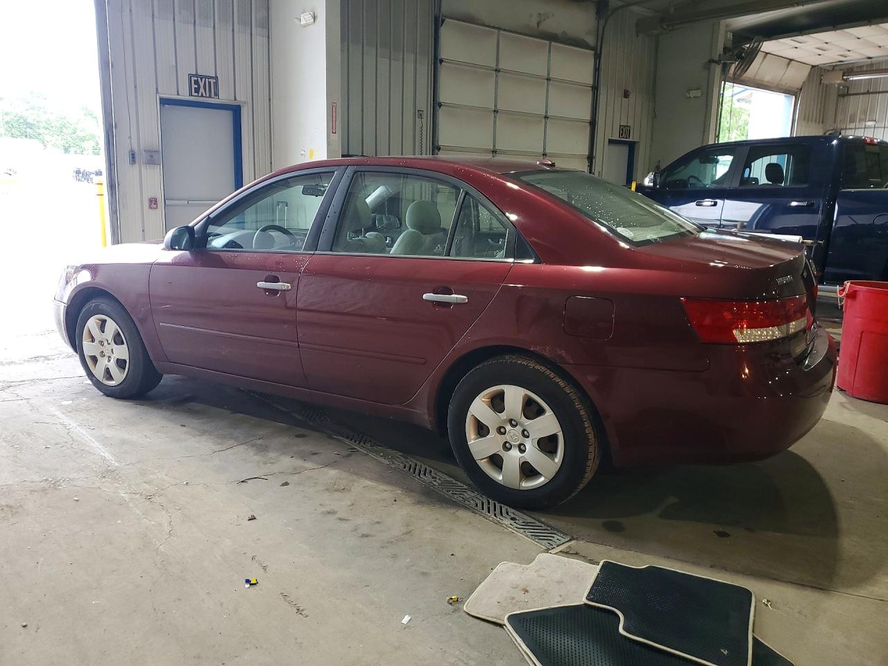 2008 Hyundai Sonata Gls Burgundy vin: 5NPET46C08H370188