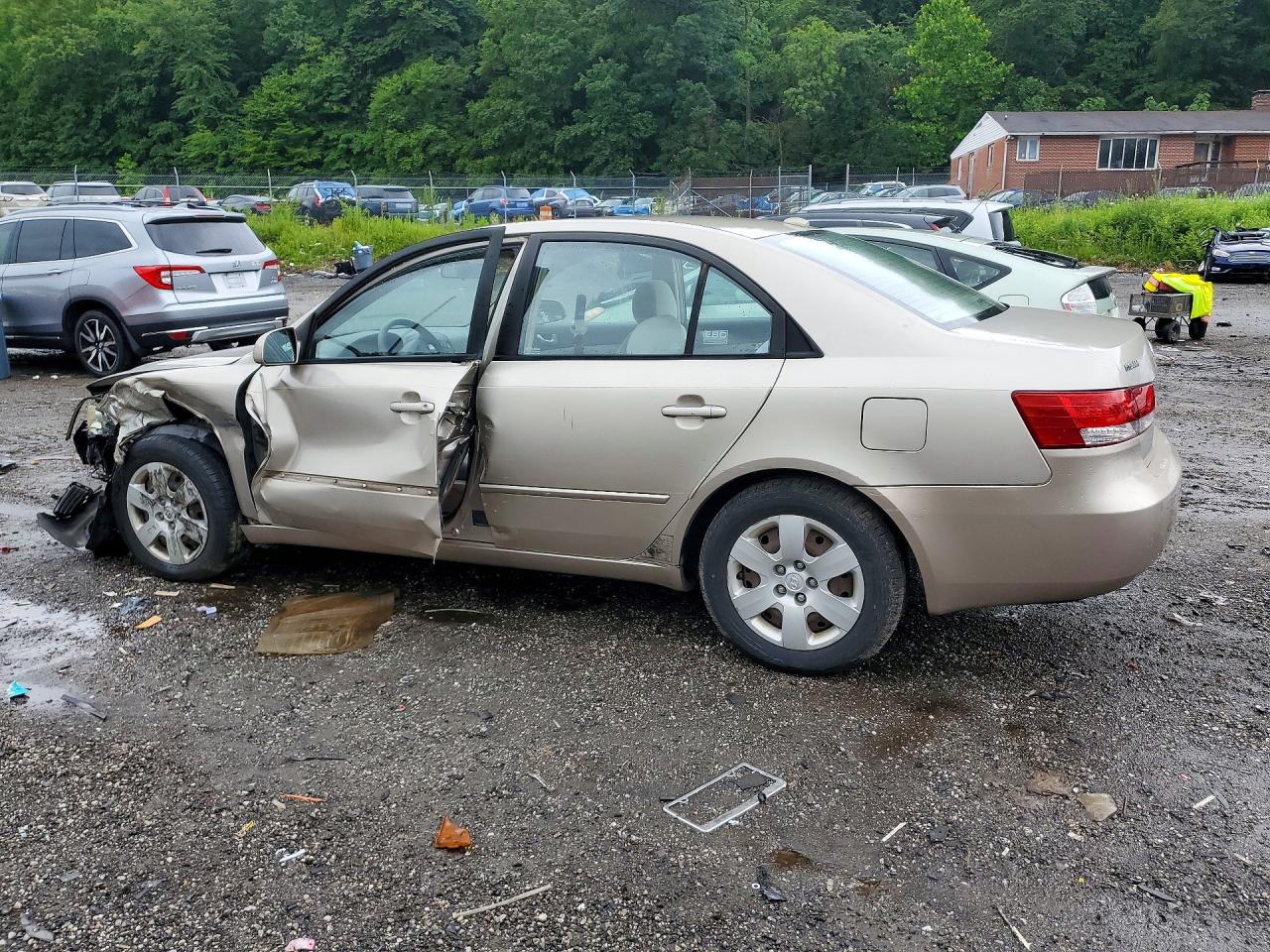 2008 Hyundai Sonata Gls Tan vin: 5NPET46C08H372801