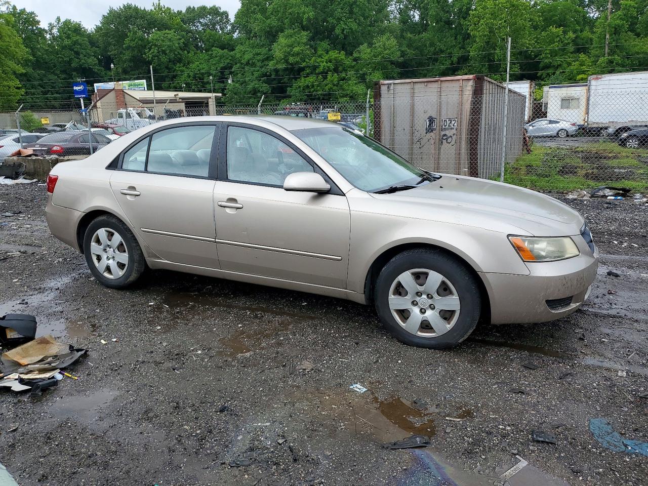 2008 Hyundai Sonata Gls Tan vin: 5NPET46C08H372801