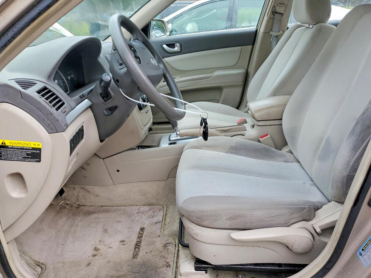 2008 Hyundai Sonata Gls Tan vin: 5NPET46C08H372801