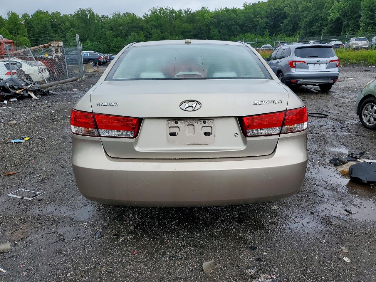 2008 Hyundai Sonata Gls Tan vin: 5NPET46C08H372801