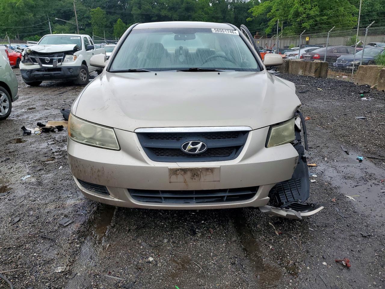2008 Hyundai Sonata Gls Tan vin: 5NPET46C08H372801