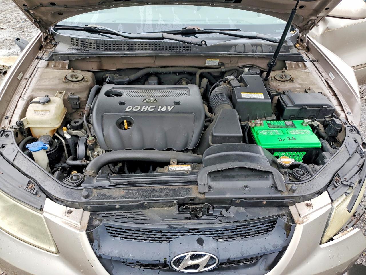 2008 Hyundai Sonata Gls Tan vin: 5NPET46C08H372801