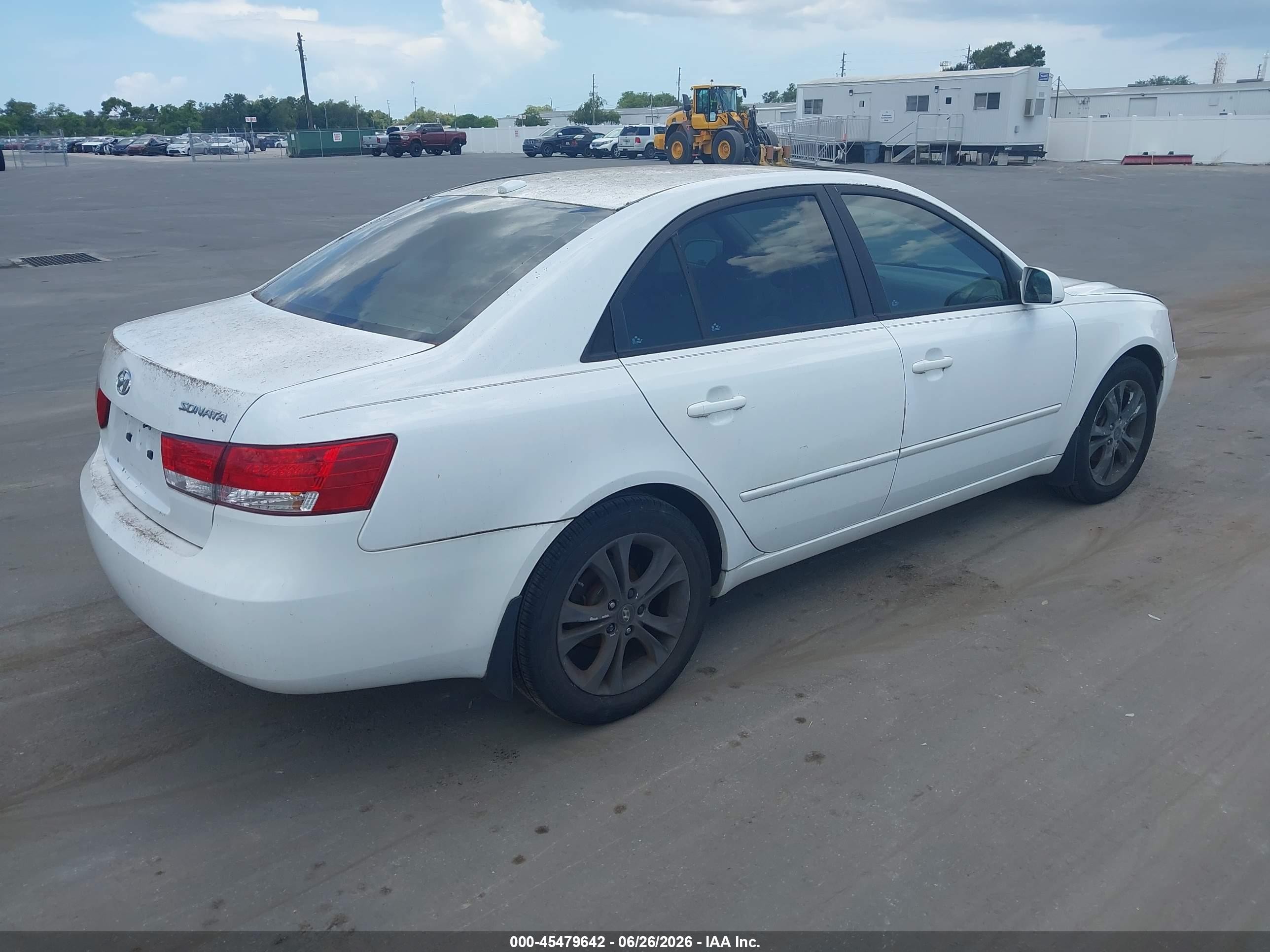2008 Hyundai Sonata Gls White vin: 5NPET46C08H374919