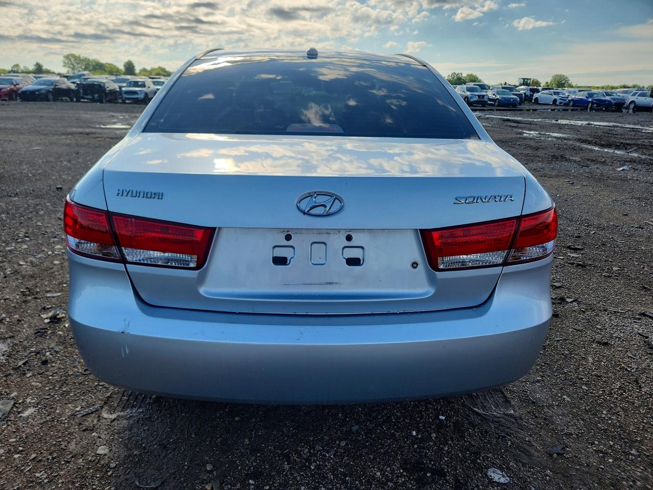 2008 Hyundai Sonata Gls Silver vin: 5NPET46C08H385550
