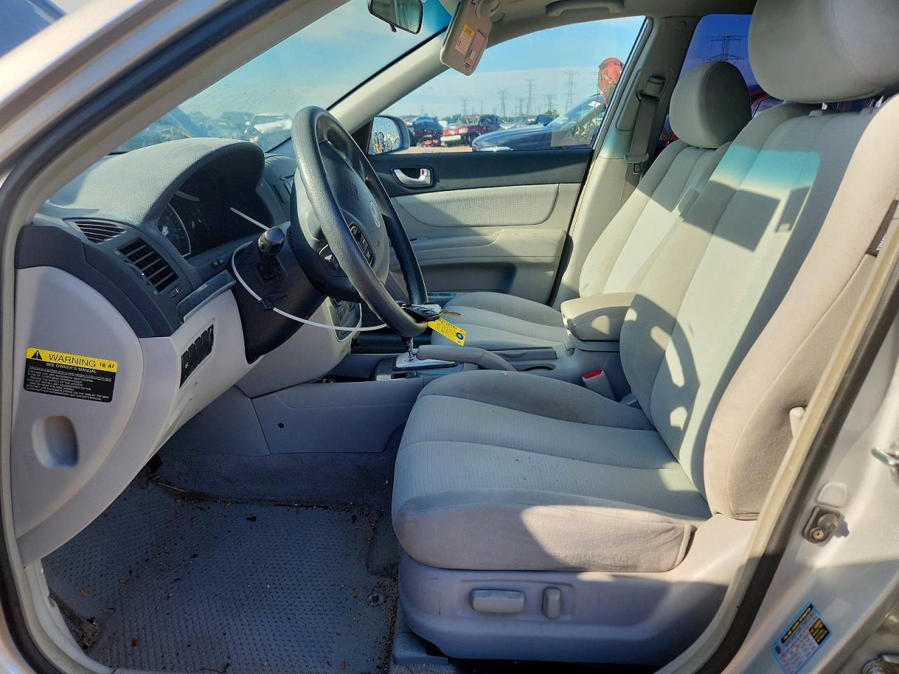2008 Hyundai Sonata Gls Silver vin: 5NPET46C08H385550