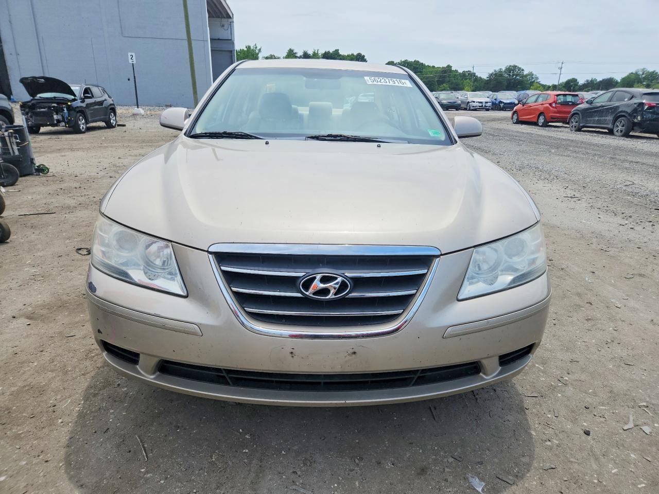 2009 Hyundai Sonata Gls Beige vin: 5NPET46C09H424669