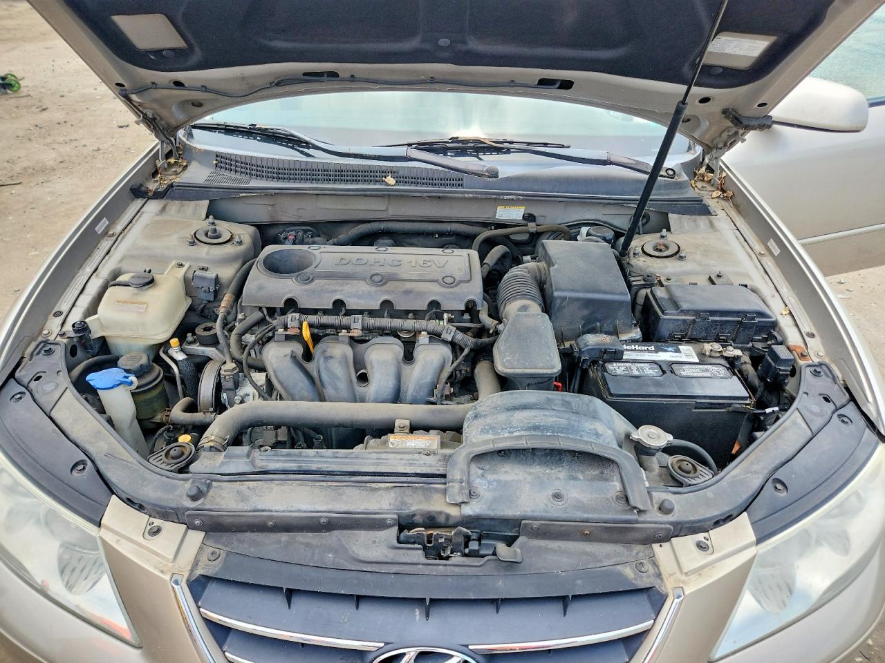 2009 Hyundai Sonata Gls Beige vin: 5NPET46C09H424669