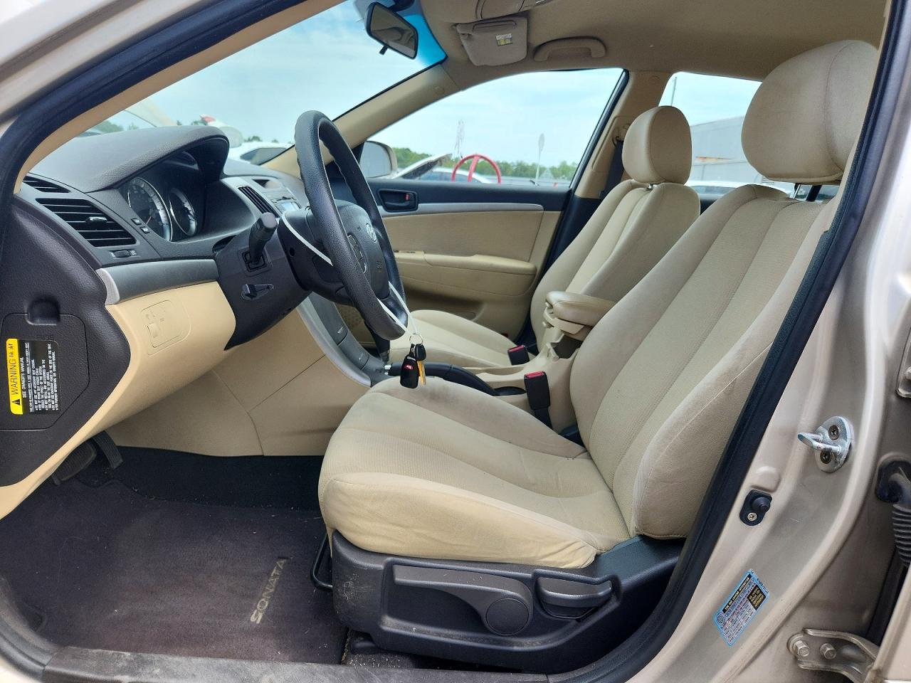 2009 Hyundai Sonata Gls Beige vin: 5NPET46C09H424669