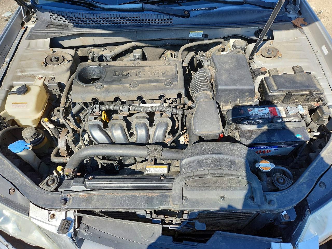 2009 Hyundai Sonata Gls Silver vin: 5NPET46C09H447367