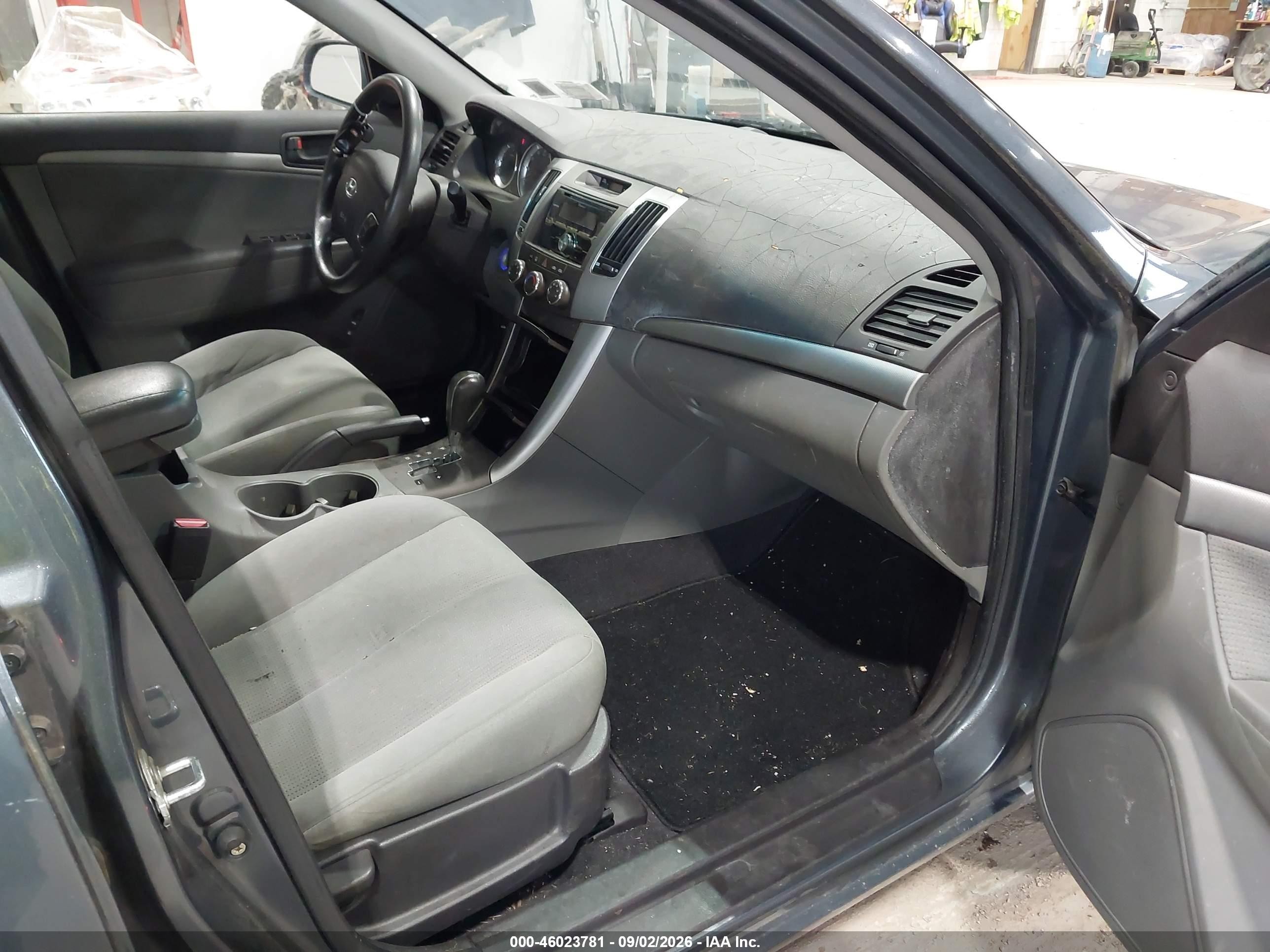 2009 Hyundai Sonata Gls Gray vin: 5NPET46C09H447613