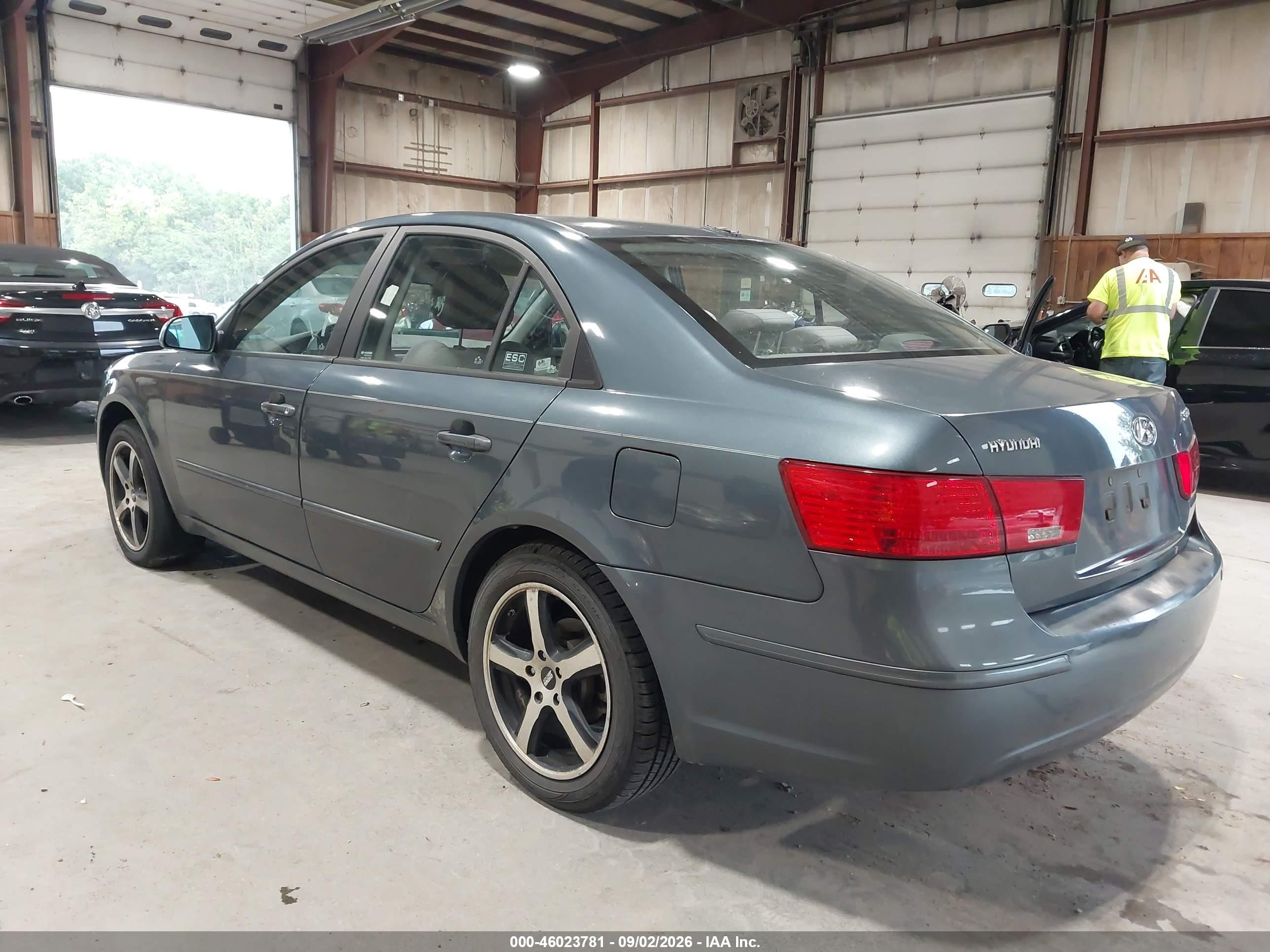 2009 Hyundai Sonata Gls Gray vin: 5NPET46C09H447613