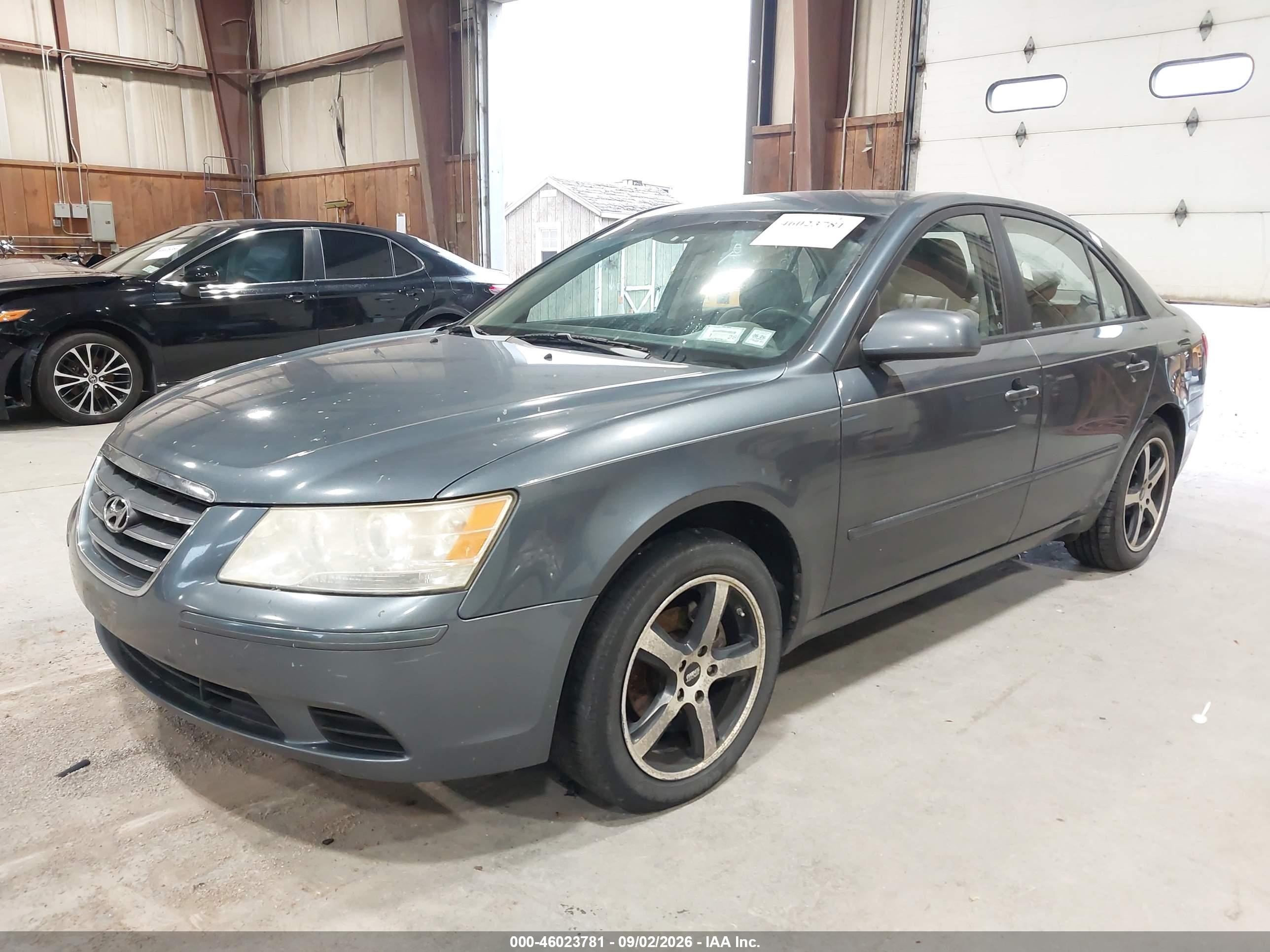 2009 Hyundai Sonata Gls Gray vin: 5NPET46C09H447613