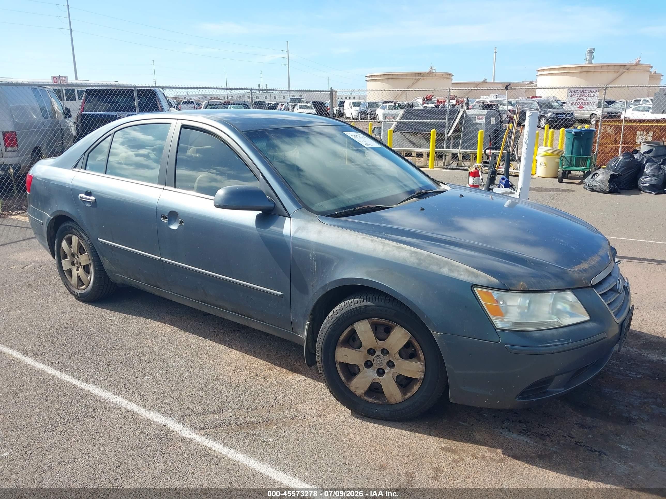 2009 Hyundai Sonata Gls Gray vin: 5NPET46C09H454898