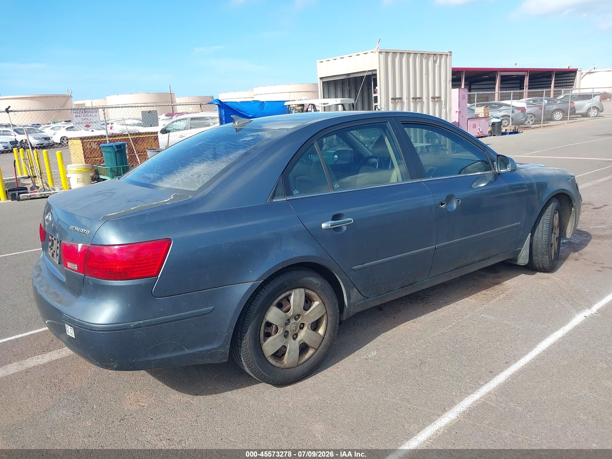 2009 Hyundai Sonata Gls Gray vin: 5NPET46C09H454898