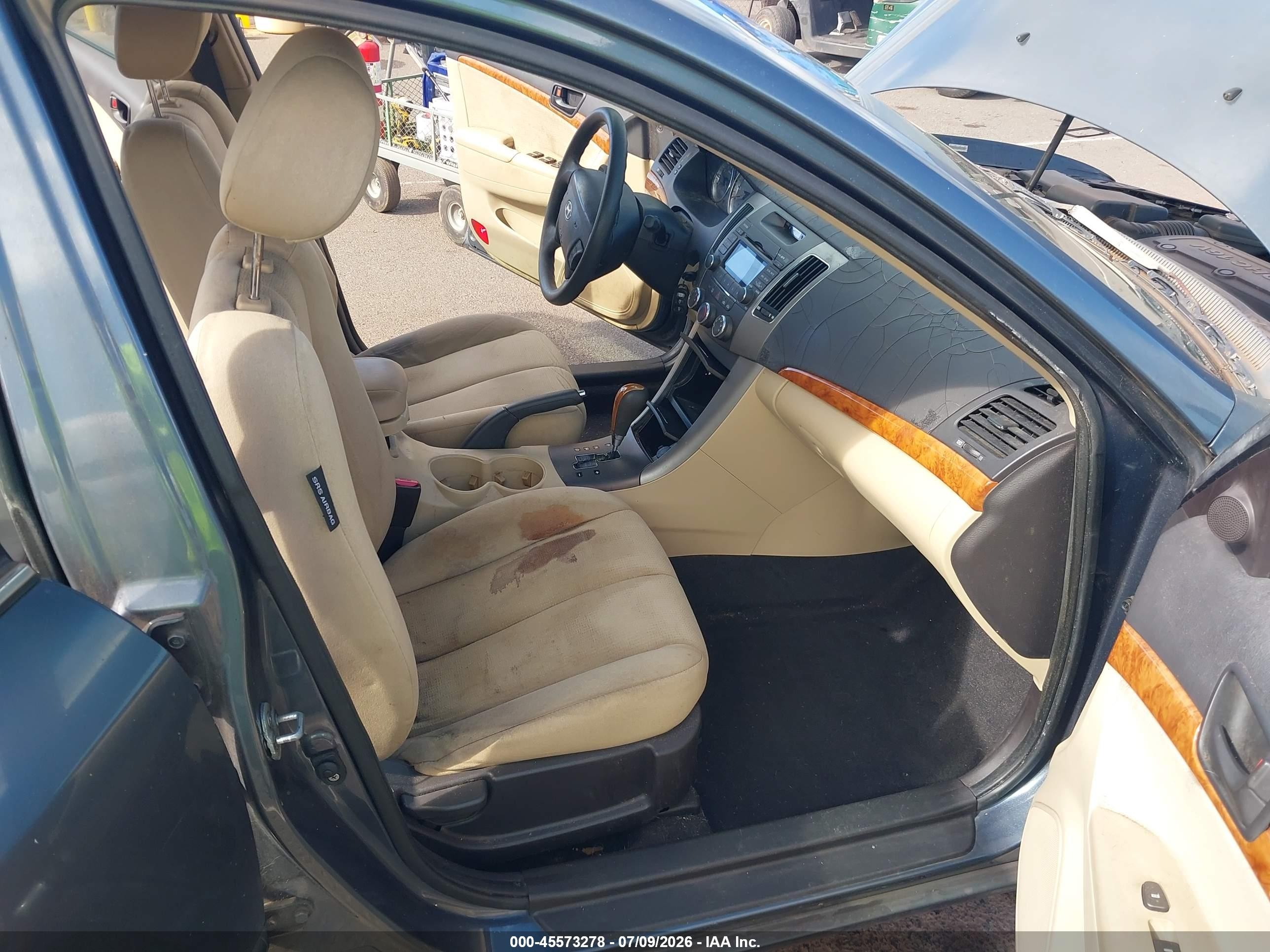 2009 Hyundai Sonata Gls Gray vin: 5NPET46C09H454898