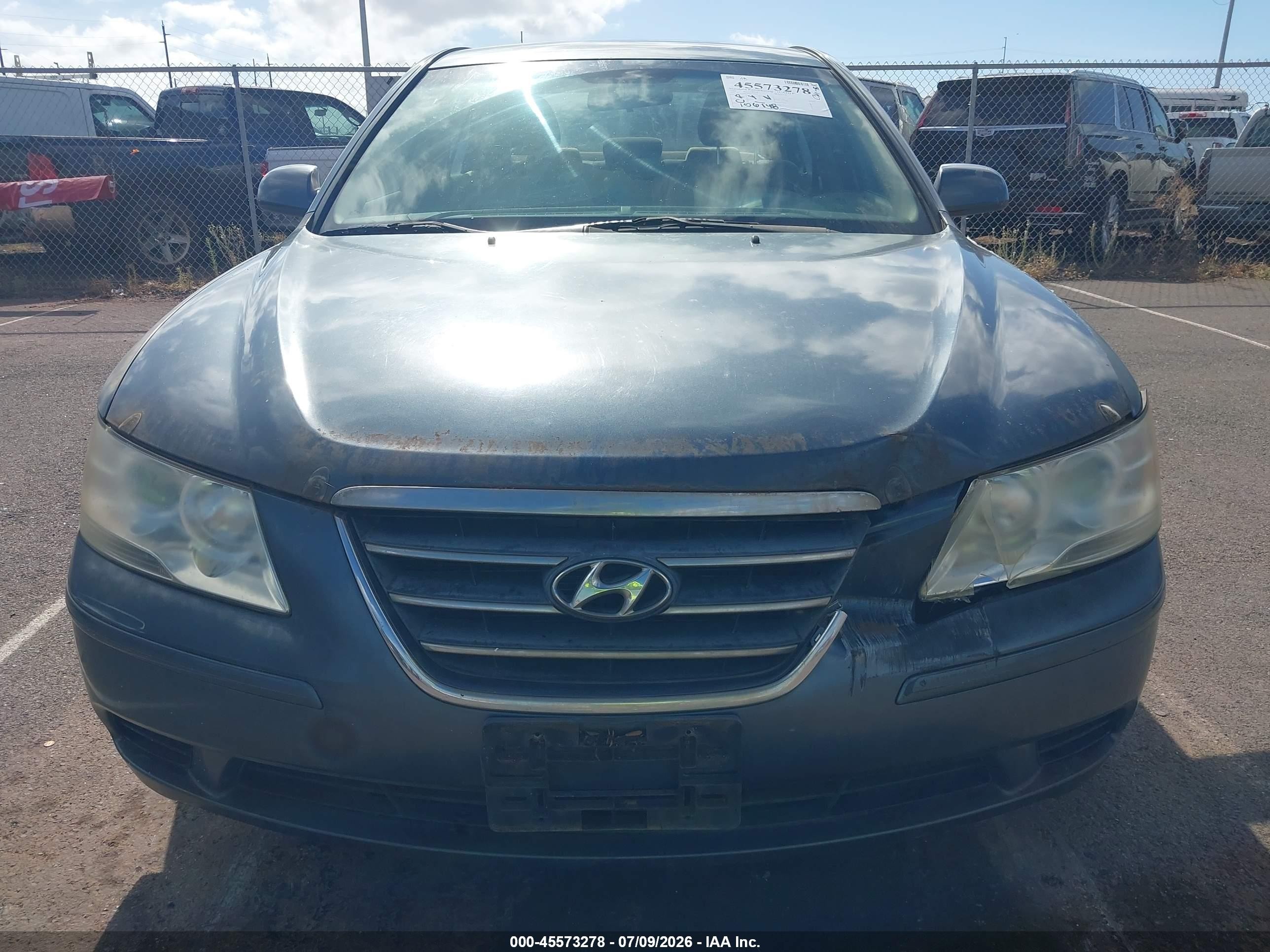 2009 Hyundai Sonata Gls Gray vin: 5NPET46C09H454898