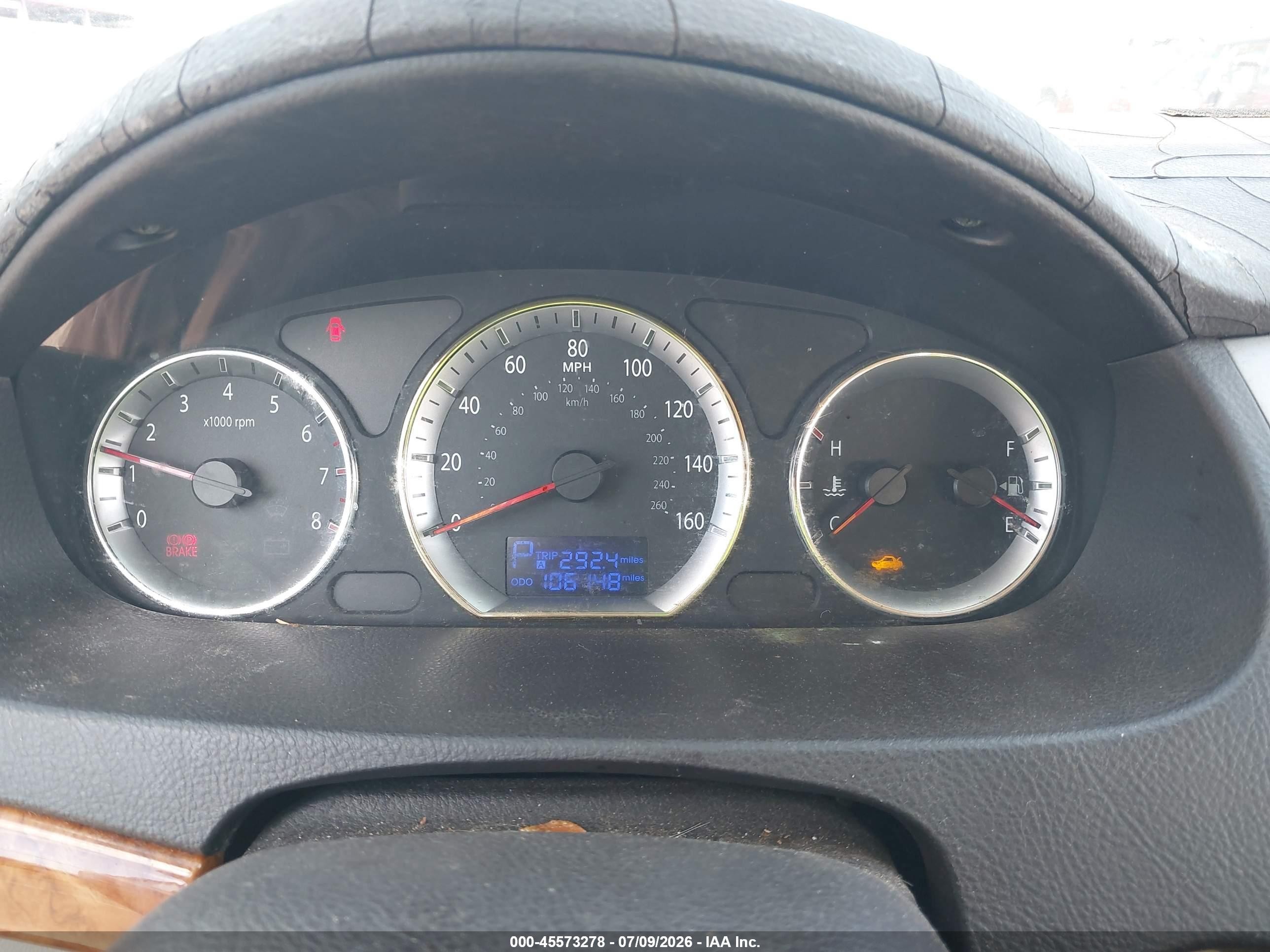 2009 Hyundai Sonata Gls Gray vin: 5NPET46C09H454898