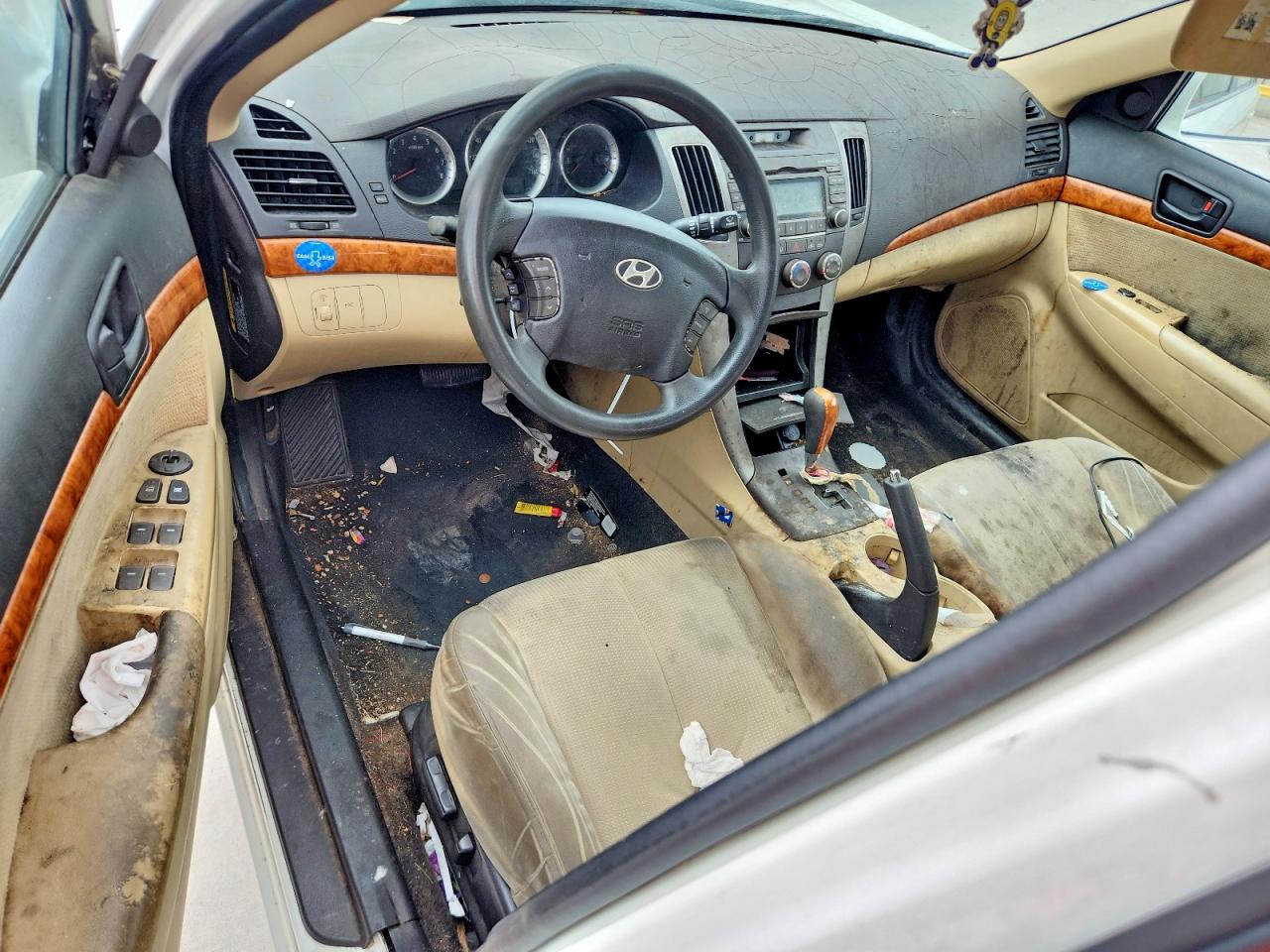 2009 Hyundai Sonata Gls White vin: 5NPET46C09H473287