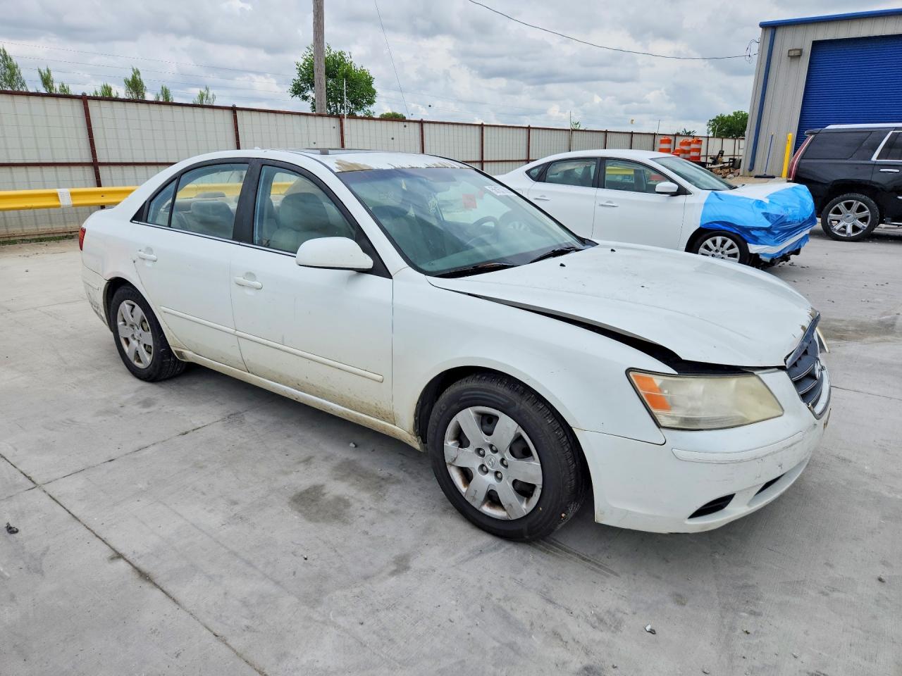 2009 Hyundai Sonata Gls White vin: 5NPET46C09H473287