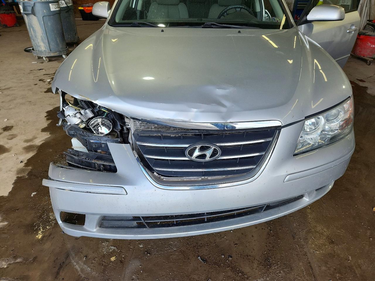 2009 Hyundai Sonata Gls Silver vin: 5NPET46C09H473533