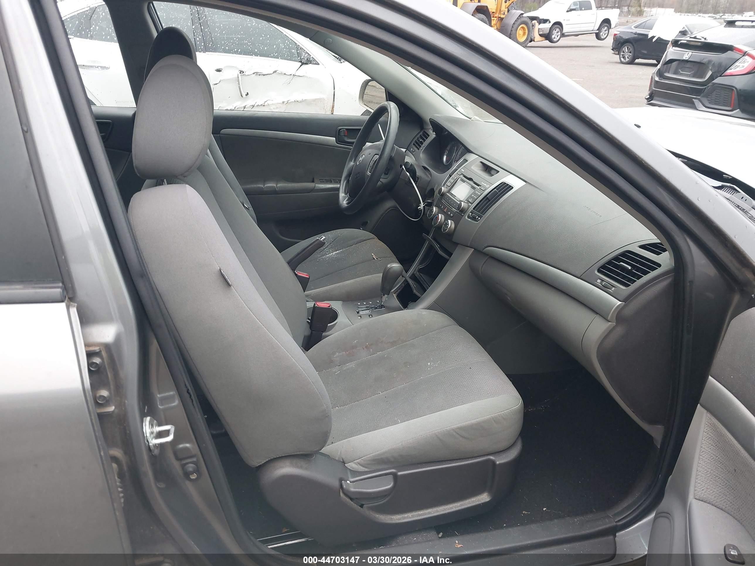 2009 Hyundai Sonata Gls Gray vin: 5NPET46C09H478697