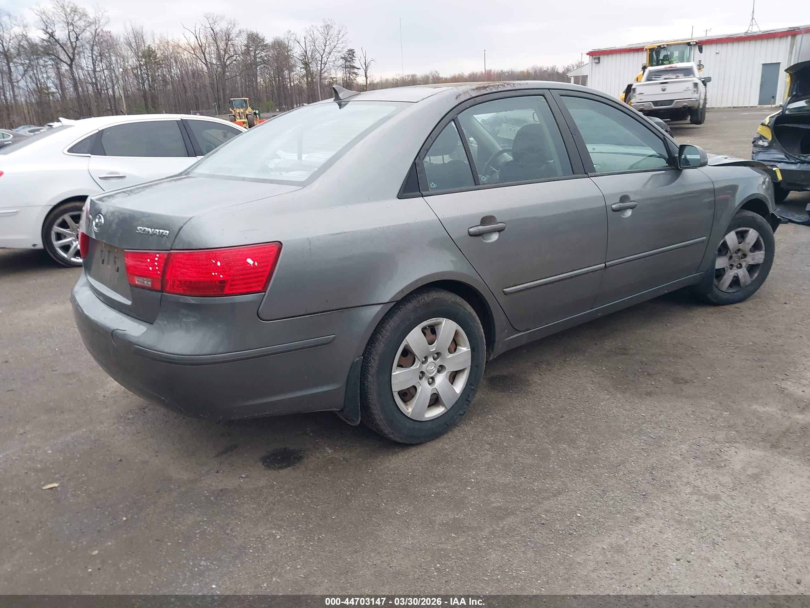 2009 Hyundai Sonata Gls Gray vin: 5NPET46C09H478697