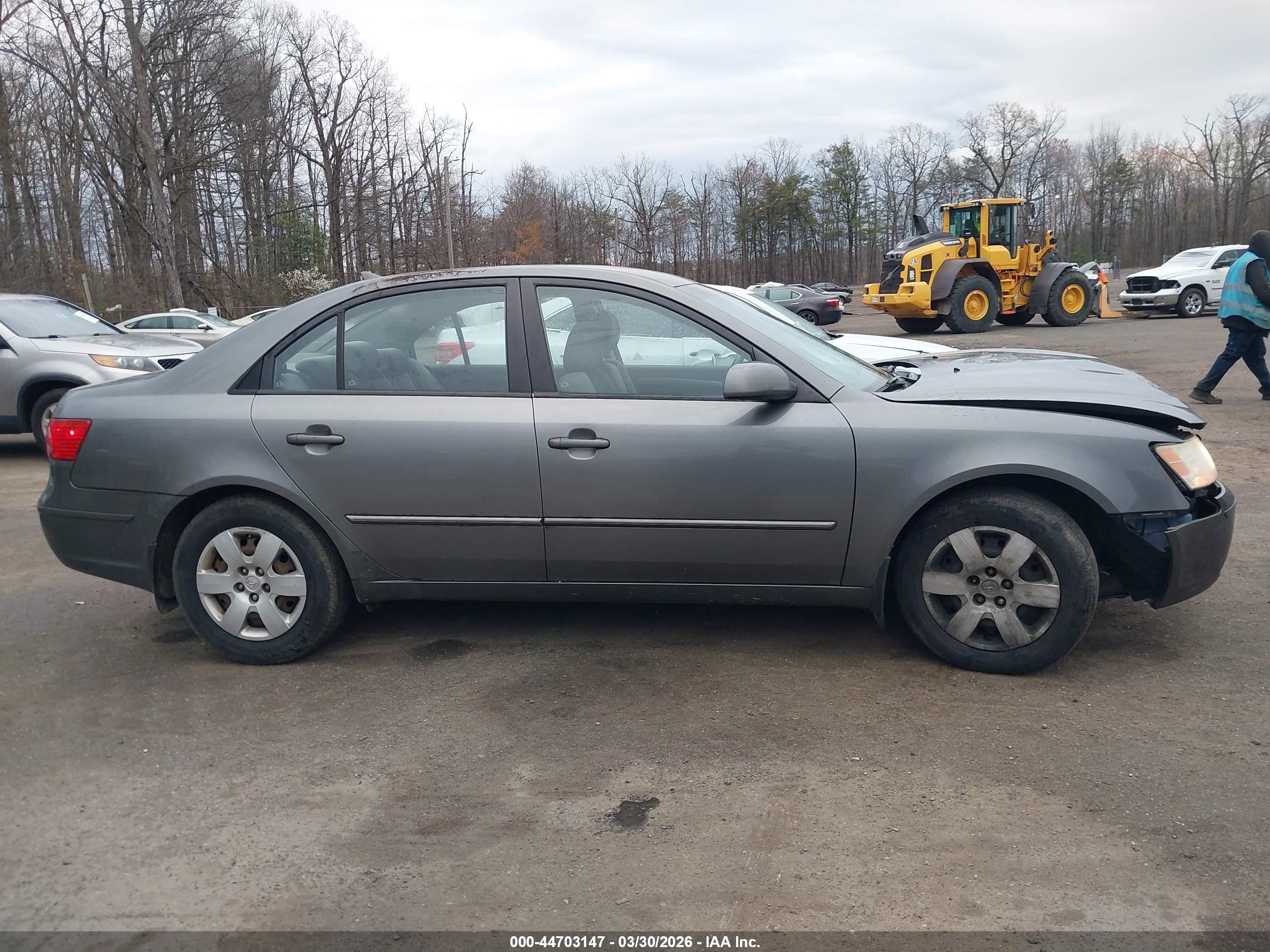 2009 Hyundai Sonata Gls Gray vin: 5NPET46C09H478697