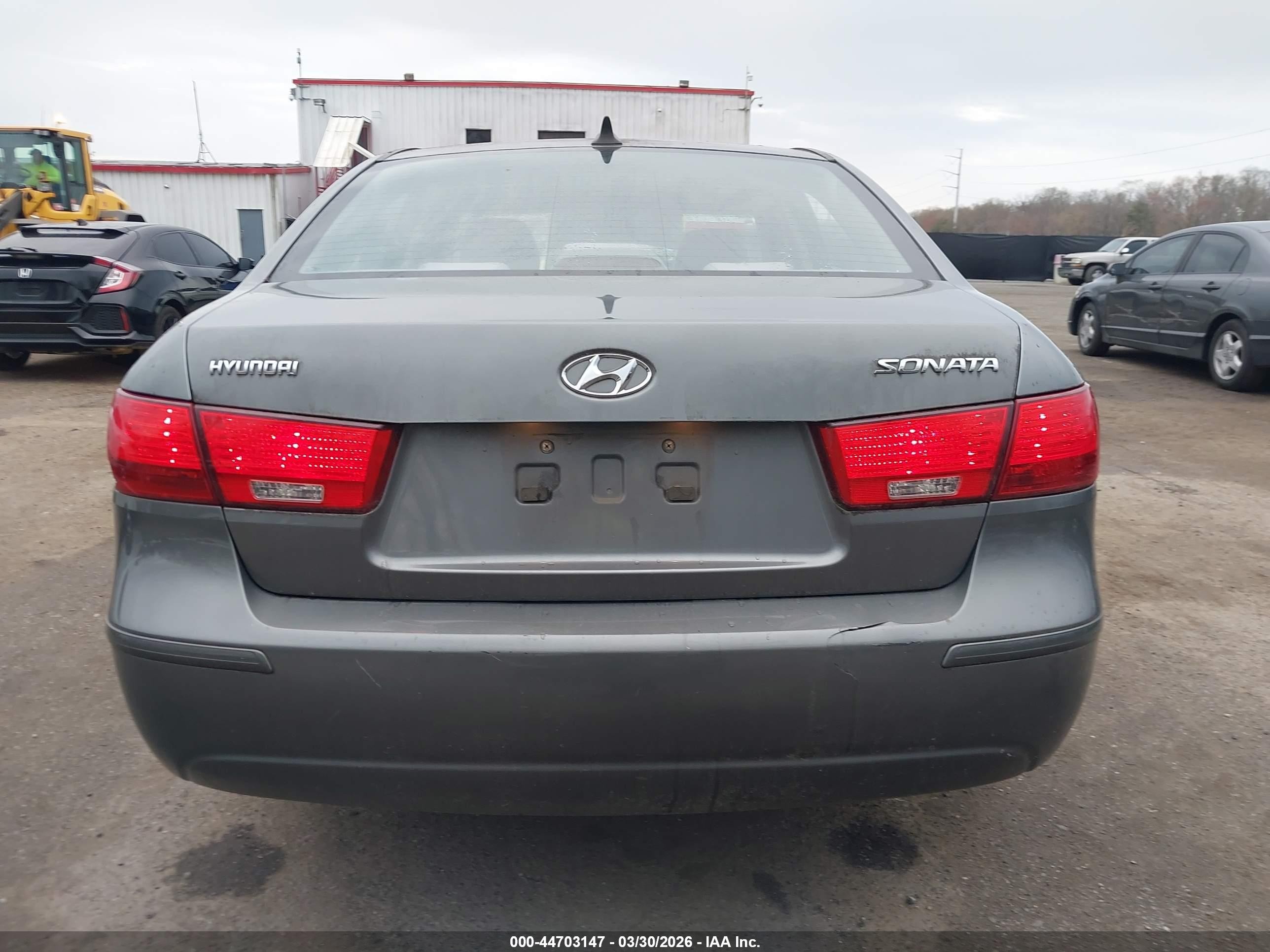 2009 Hyundai Sonata Gls Gray vin: 5NPET46C09H478697