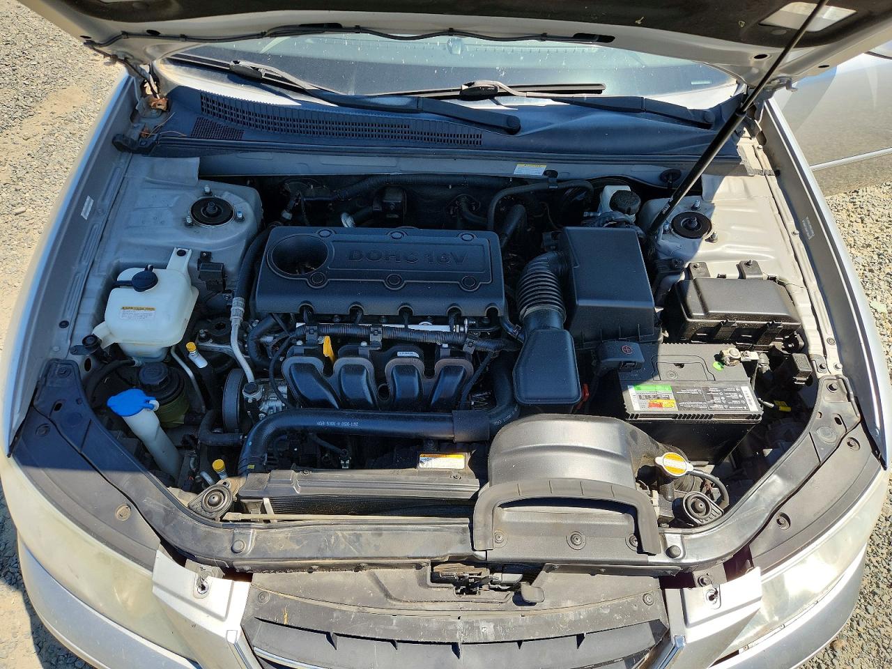 2009 Hyundai Sonata Gls Silver vin: 5NPET46C09H487254