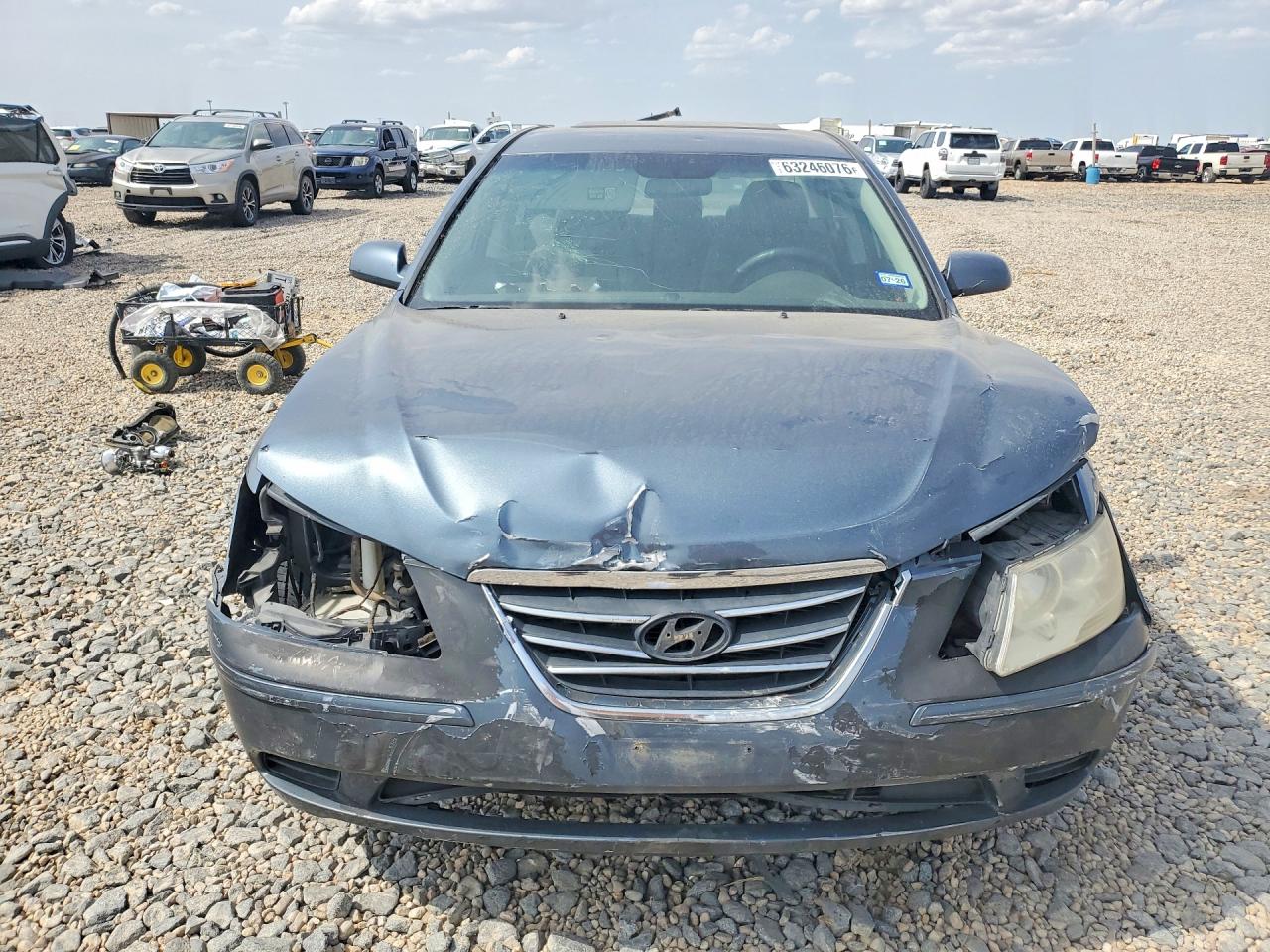 2009 Hyundai Sonata Gls Blue vin: 5NPET46C09H491935