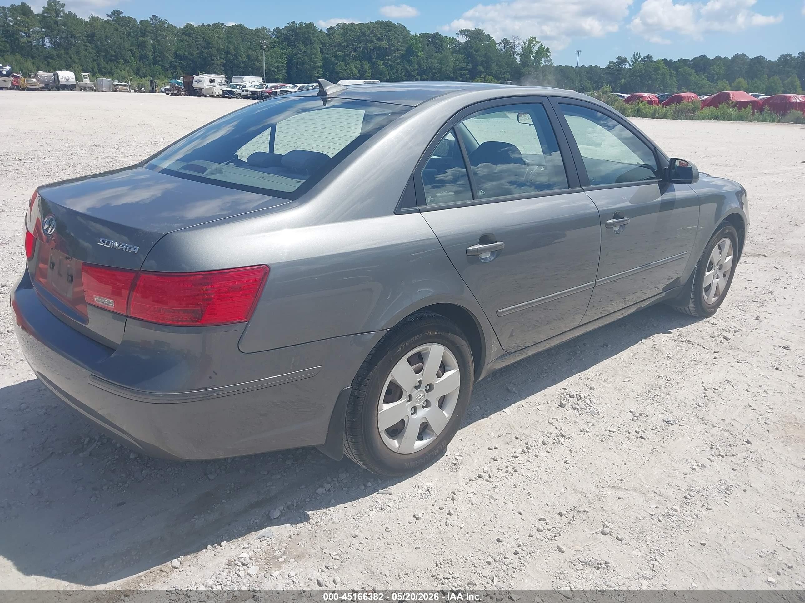 2009 Hyundai Sonata Gls Gray vin: 5NPET46C09H498190