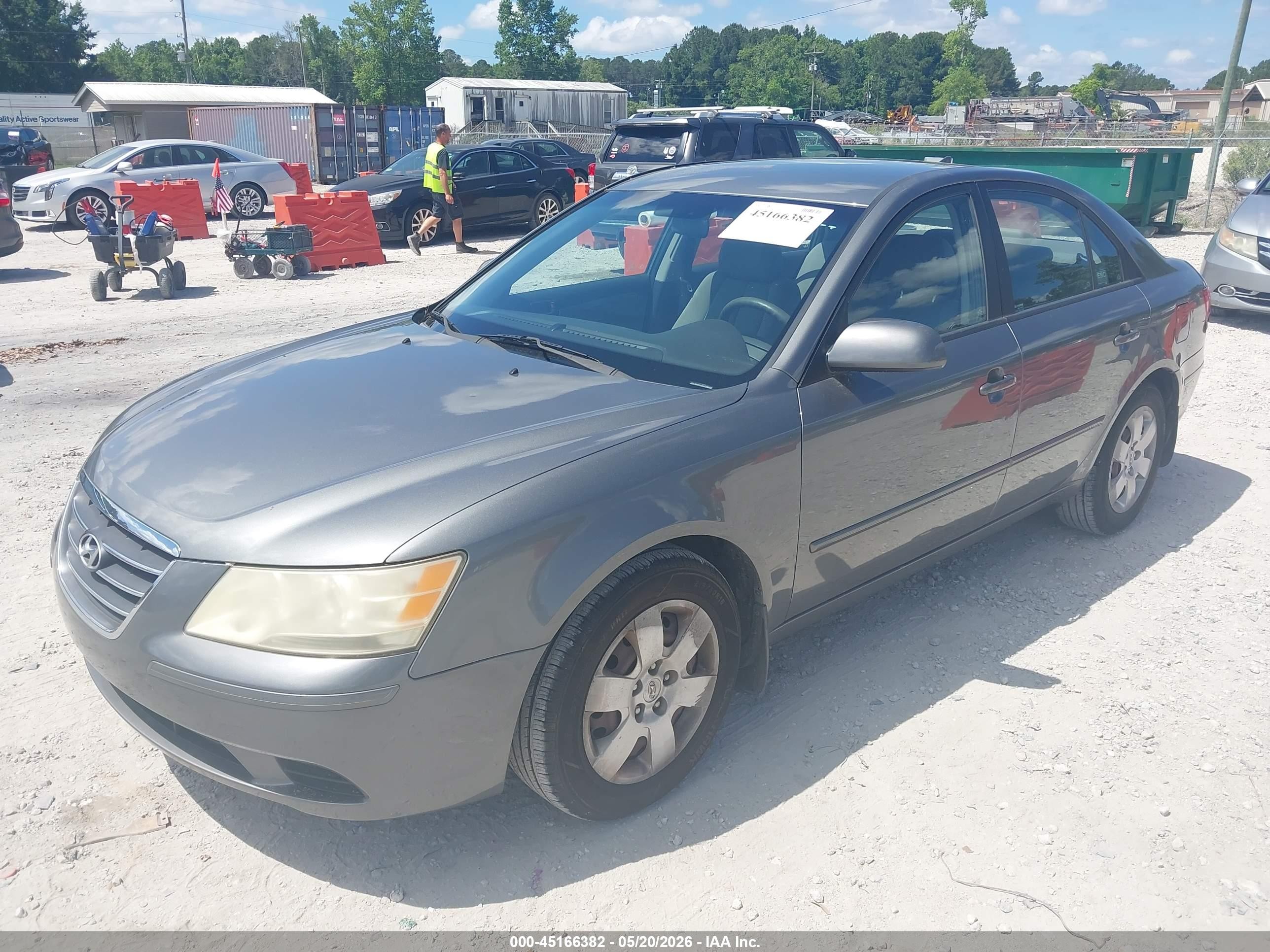 2009 Hyundai Sonata Gls Gray vin: 5NPET46C09H498190