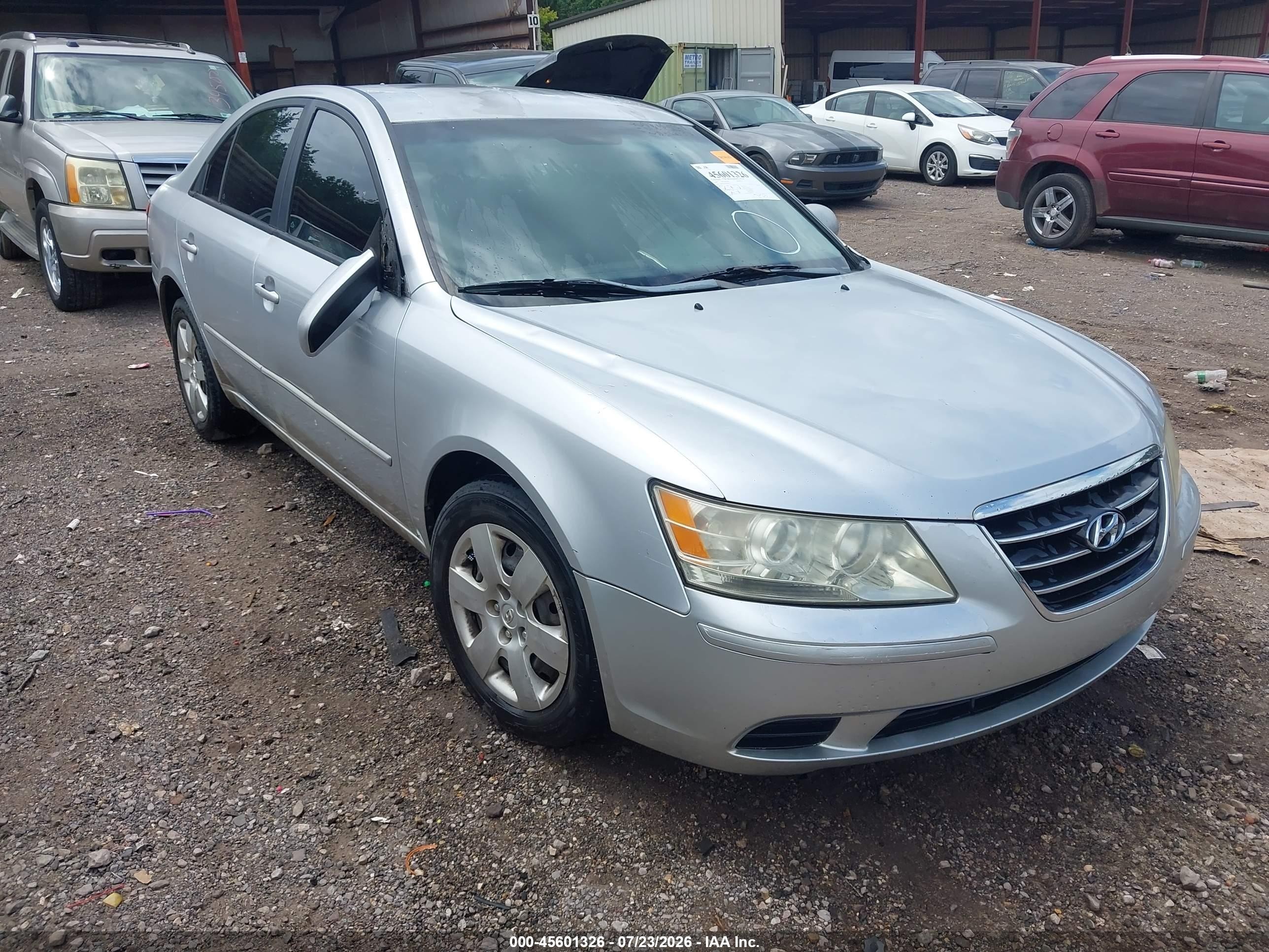 2009 Hyundai Sonata Gls Silver vin: 5NPET46C09H499534