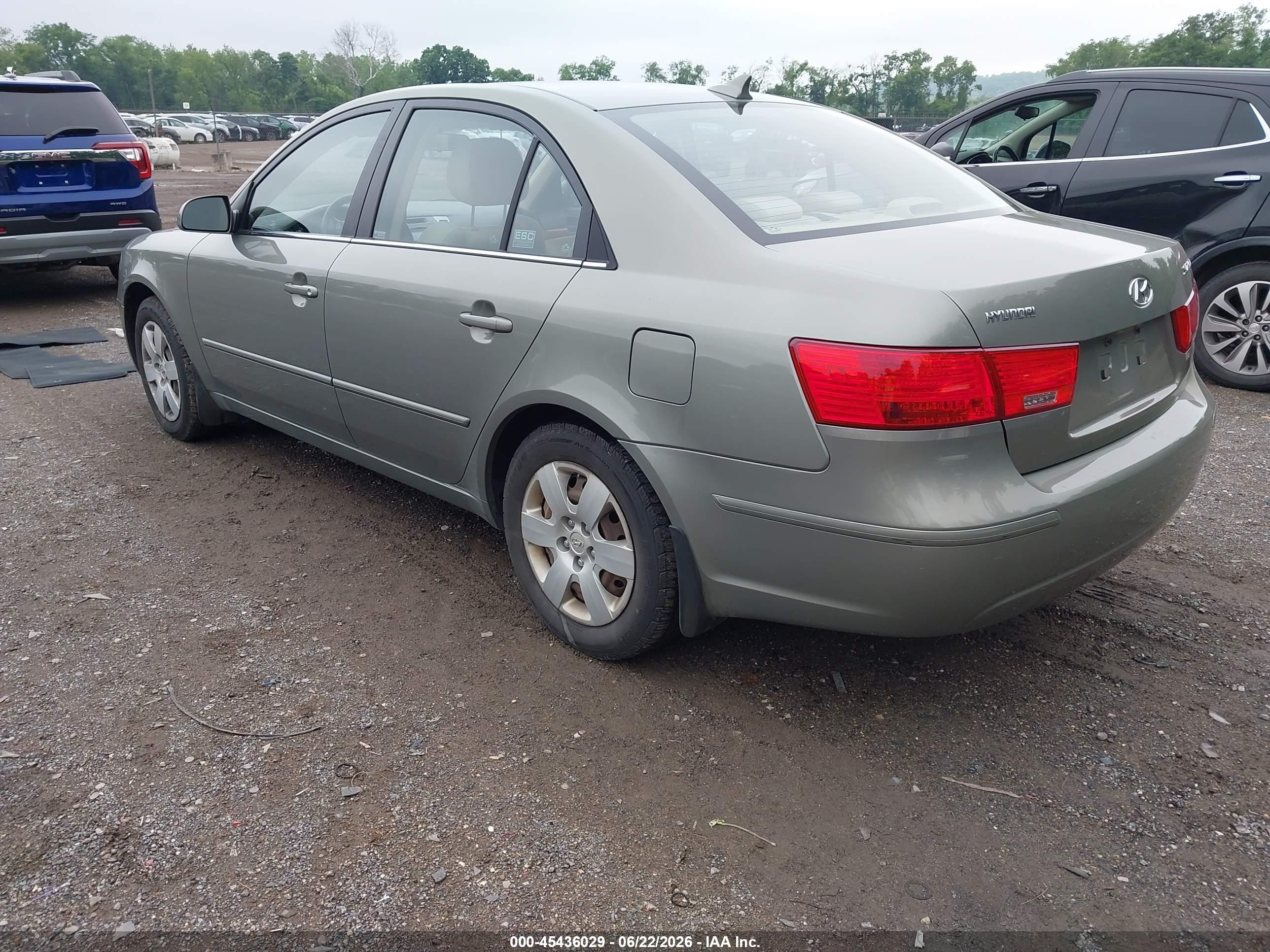 2009 Hyundai Sonata Gls Green vin: 5NPET46C09H505249